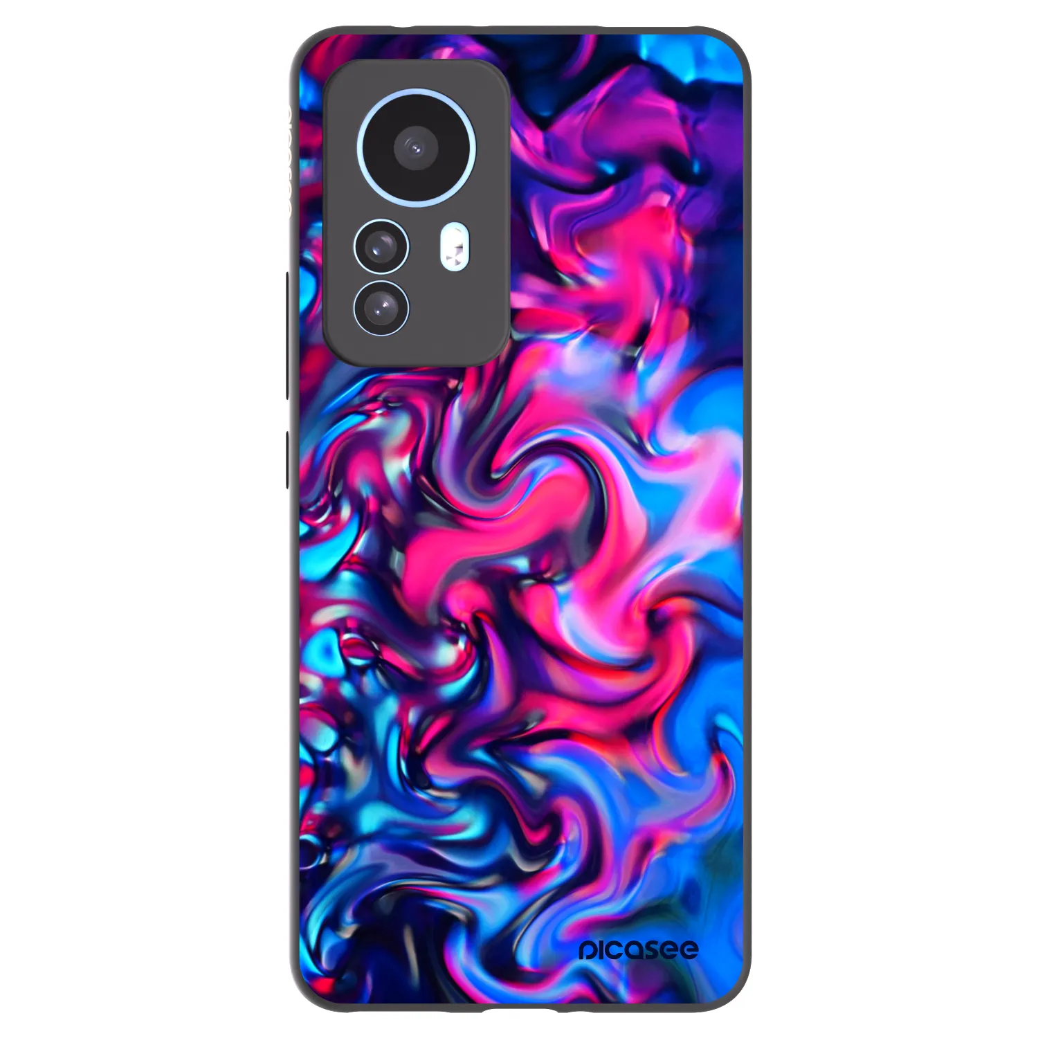 Picasee Μαύρη θήκη σιλικόνης για Xiaomi 12T Pro - Redlight