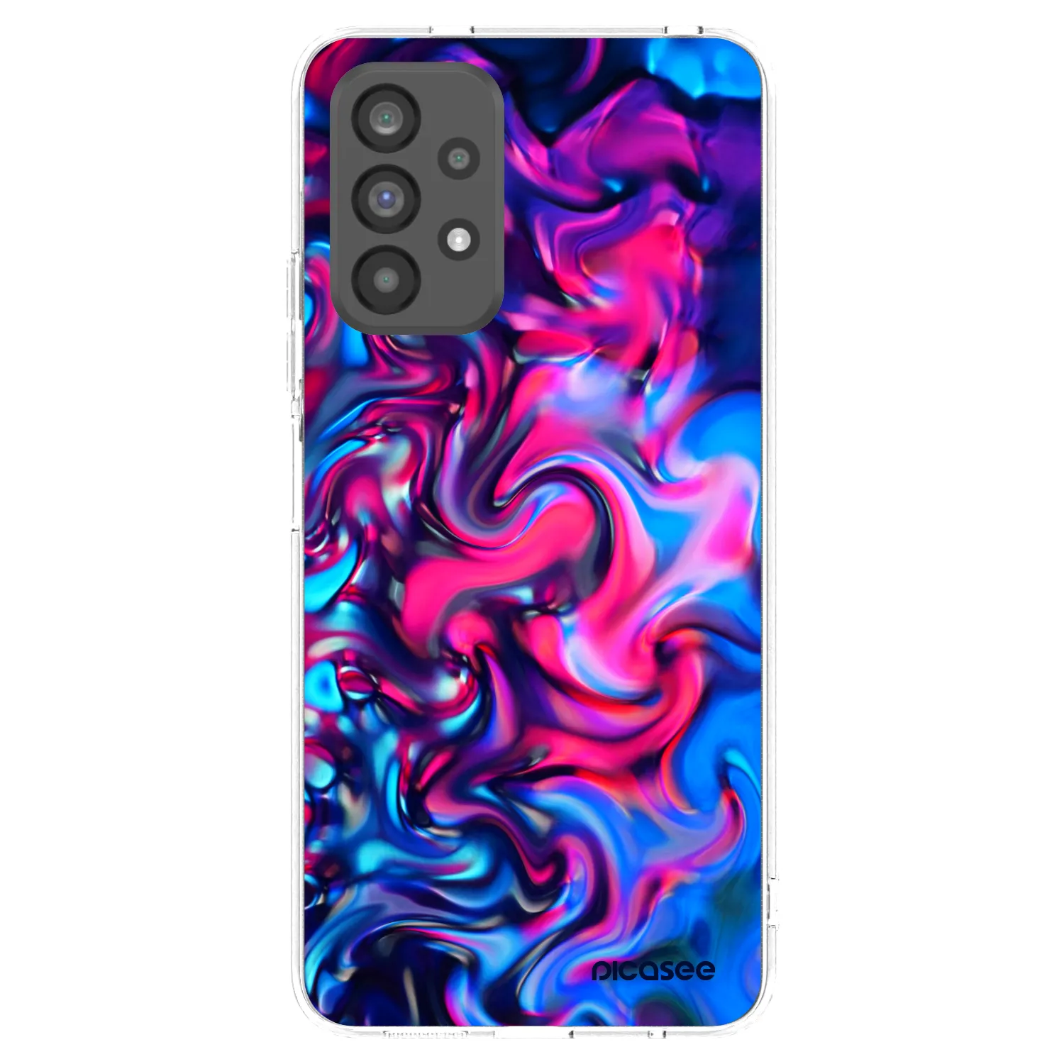 Picasee διαφανής θήκη σιλικόνης Samsung Galaxy A73 5G - Redlight