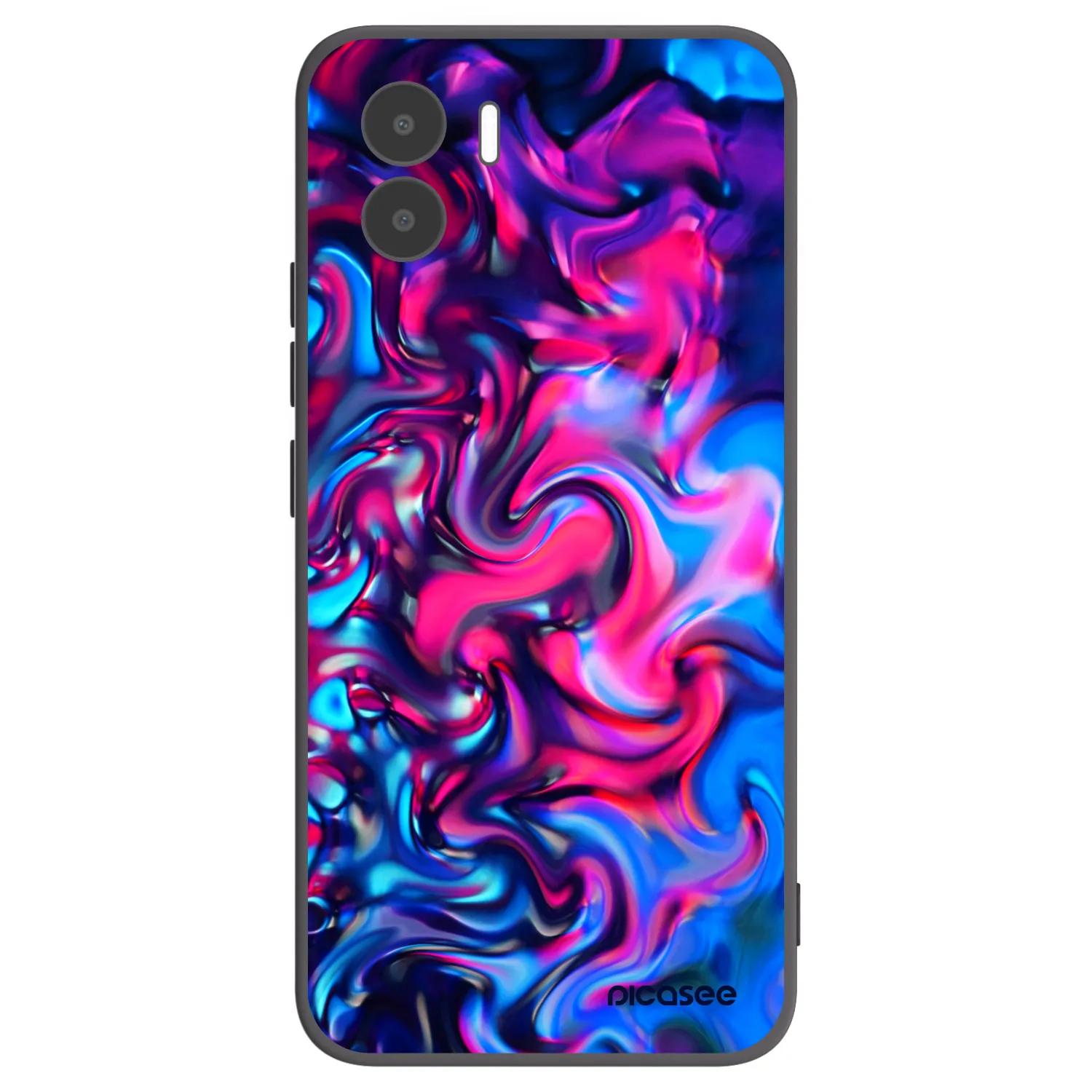 Picasee Μαύρη θήκη σιλικόνης για Xiaomi Redmi A1 - Redlight