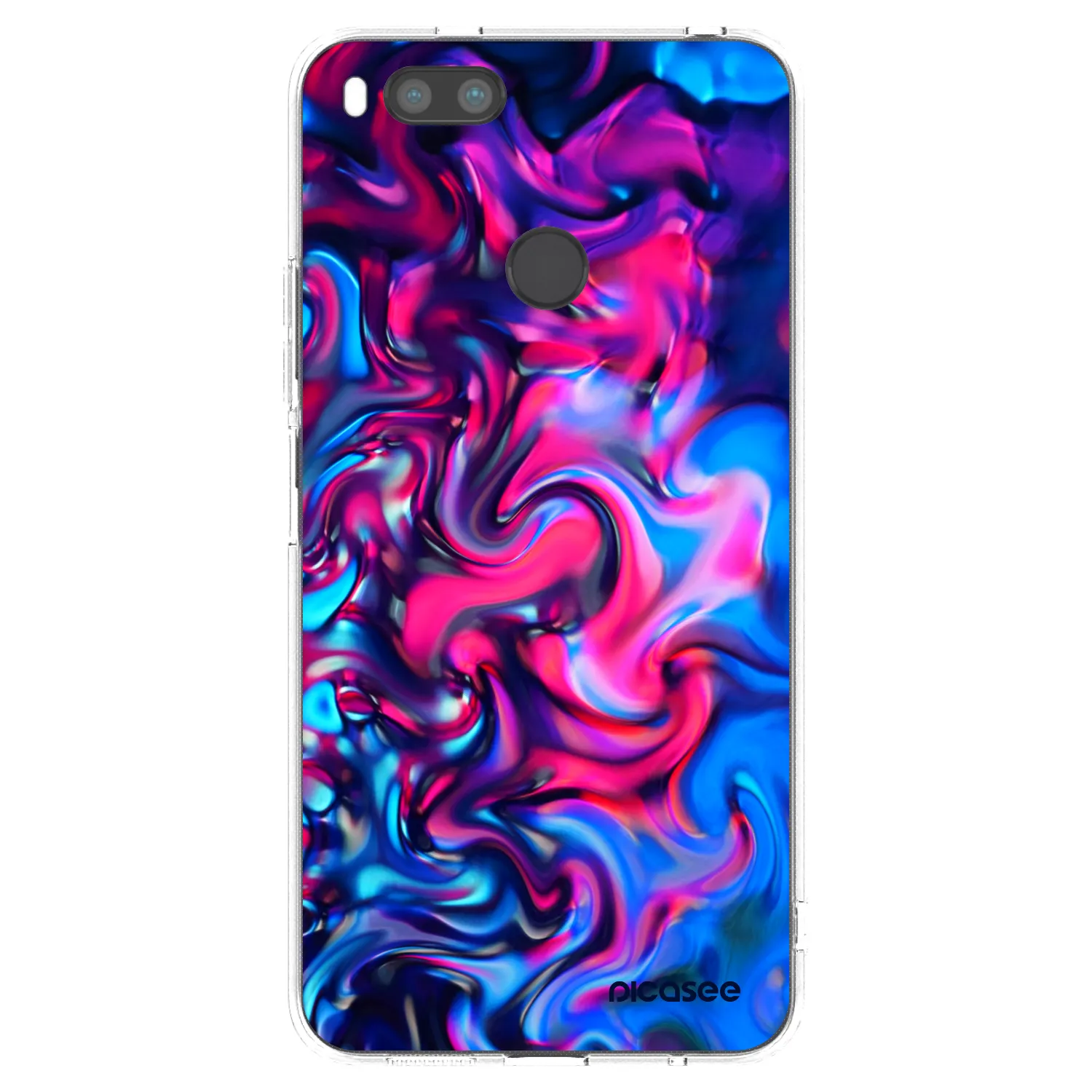 Picasee διαφανής θήκη σιλικόνης Xiaomi Redmi A1 - Redlight