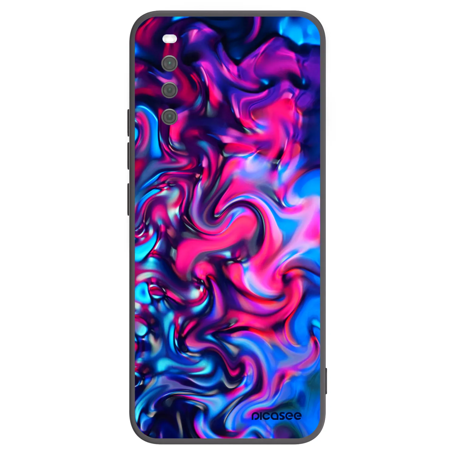 Picasee Μαύρη θήκη σιλικόνης για Sony Xperia 10 III - Redlight