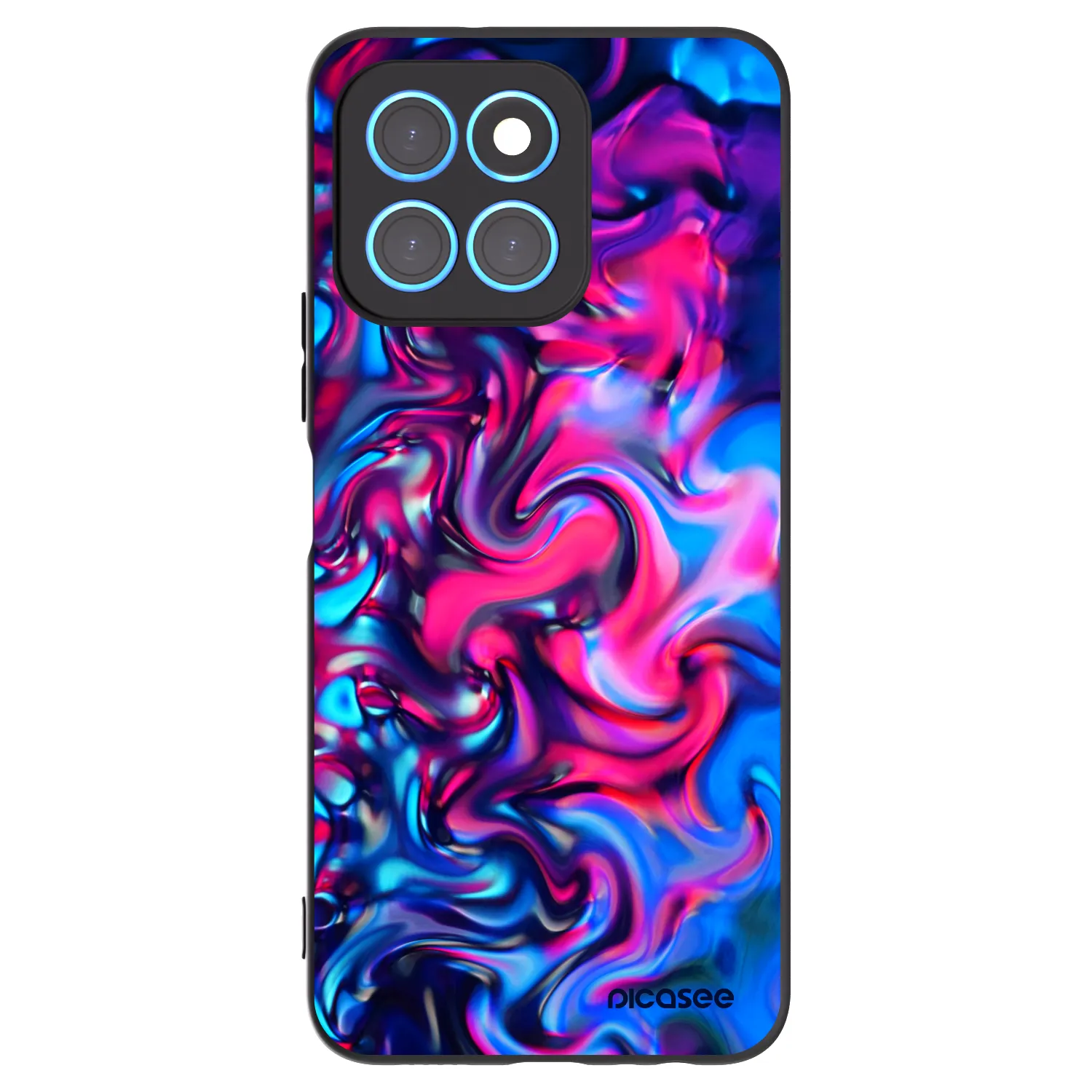 Picasee Μαύρη θήκη σιλικόνης για Honor X6 - Redlight