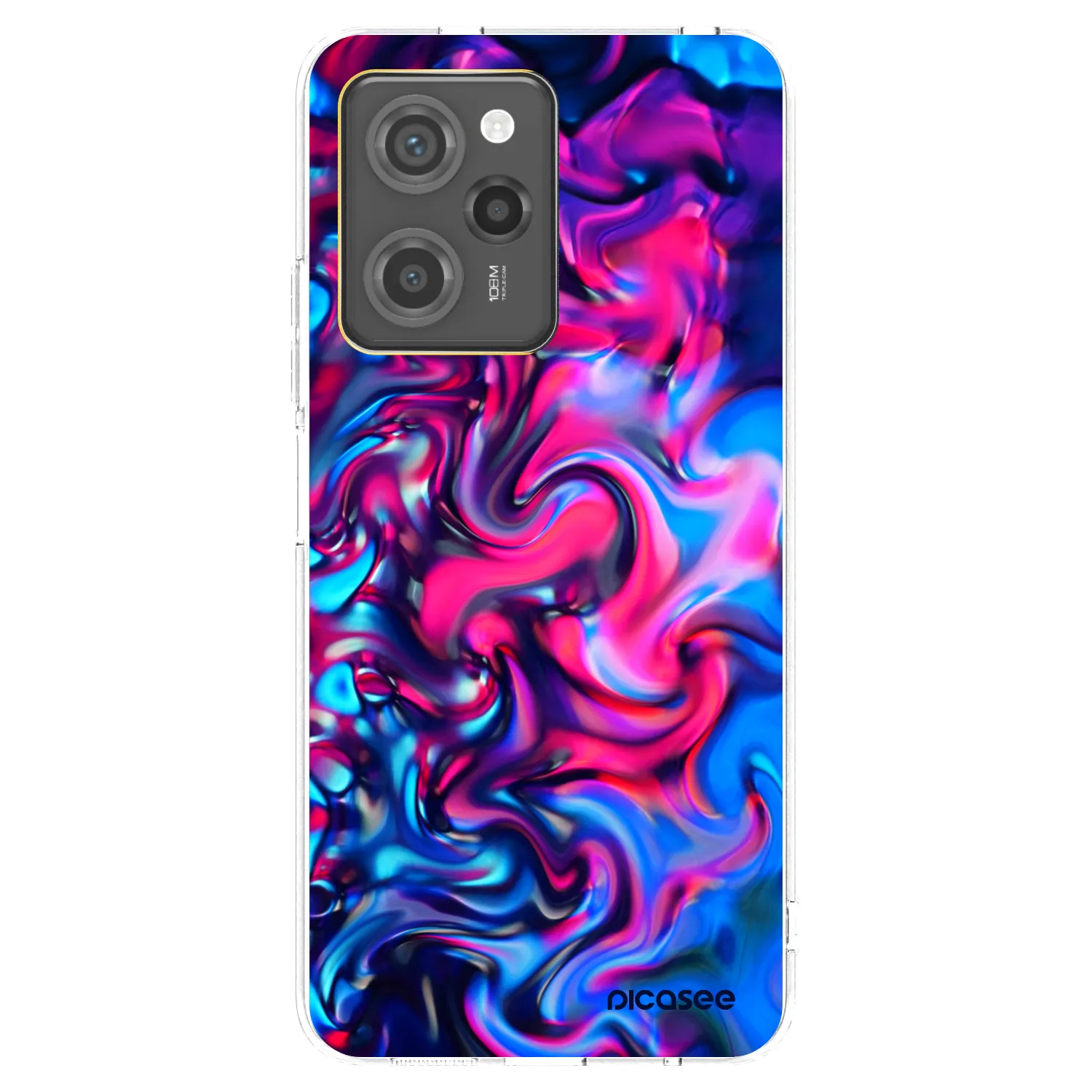 Picasee διαφανής θήκη σιλικόνης Xiaomi Poco X5 Pro - Redlight