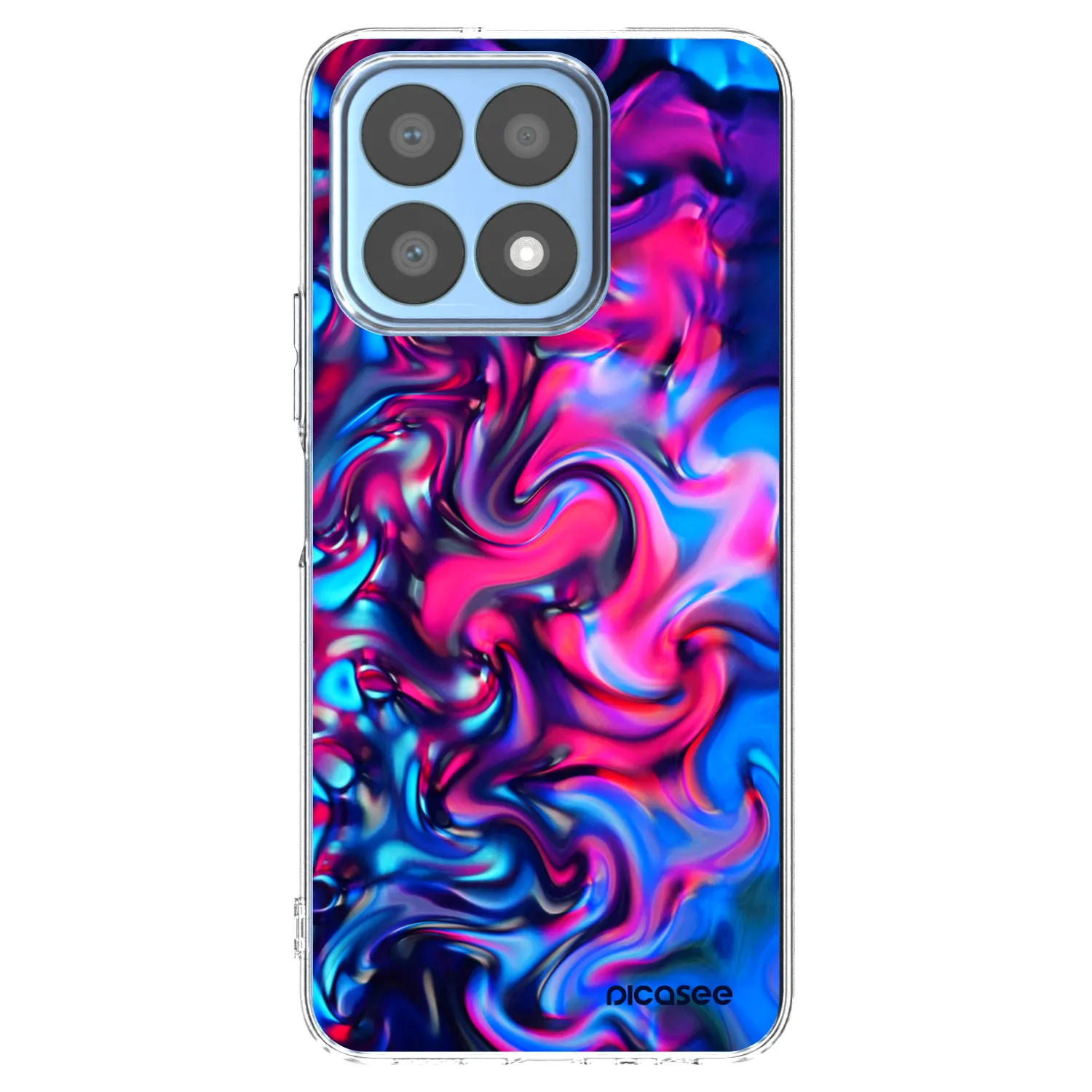 Picasee διαφανής θήκη σιλικόνης Honor X8a - Redlight