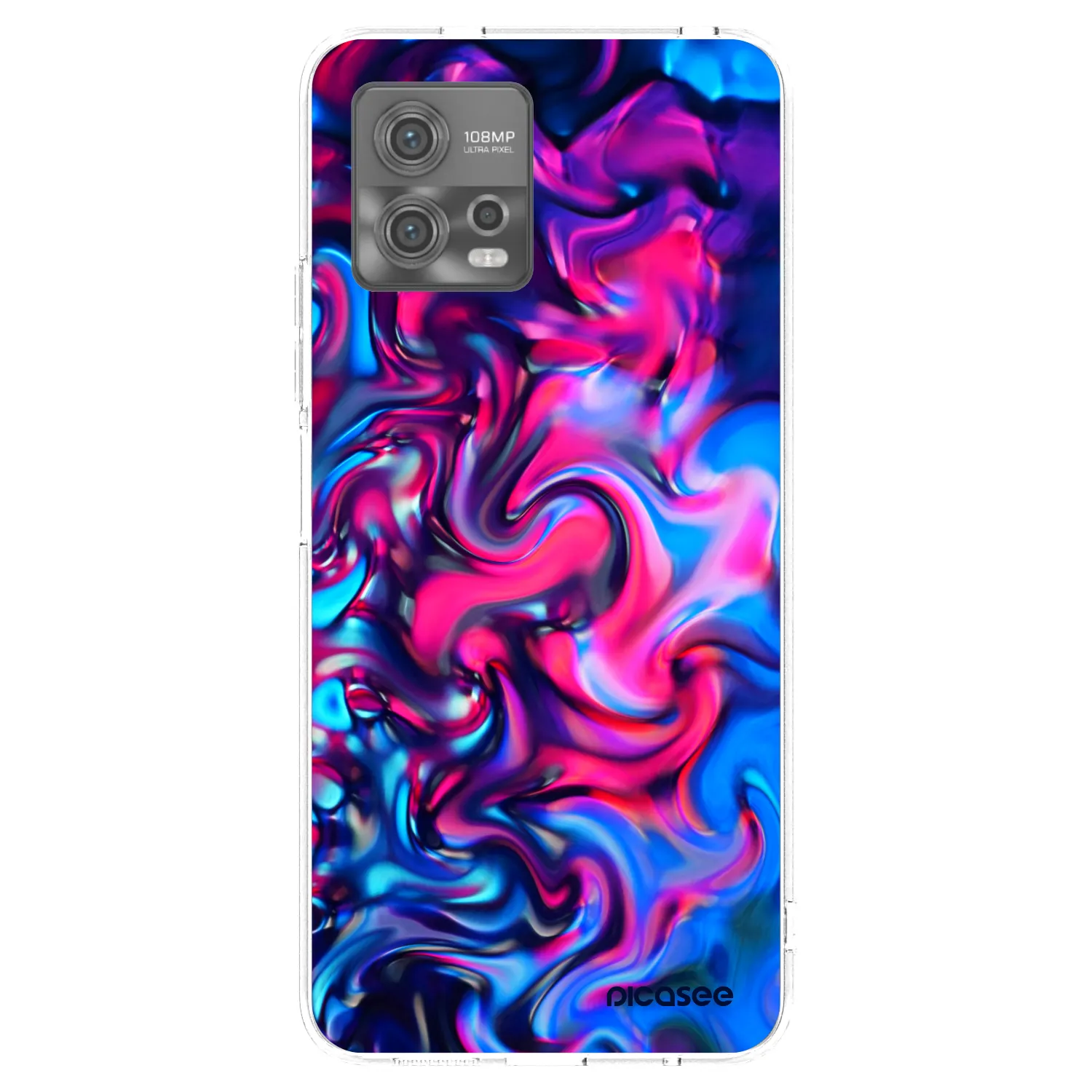 Picasee διαφανής θήκη σιλικόνης Motorola Moto G72 - Redlight