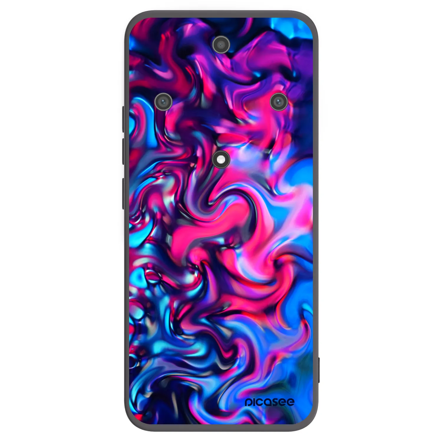 Picasee Μαύρη θήκη σιλικόνης για Honor Magic5 Lite 5G - Redlight