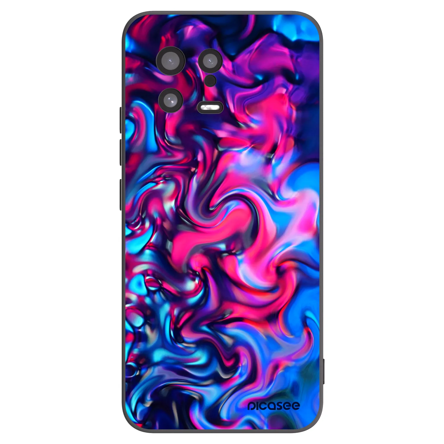 Picasee Μαύρη θήκη σιλικόνης για Xiaomi 13 - Redlight