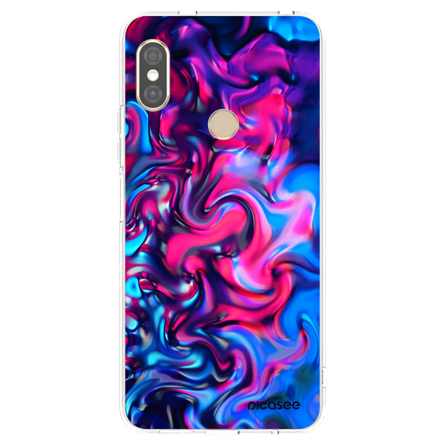 Picasee διαφανής θήκη σιλικόνης Xiaomi Redmi Note 5 Global - Redlight