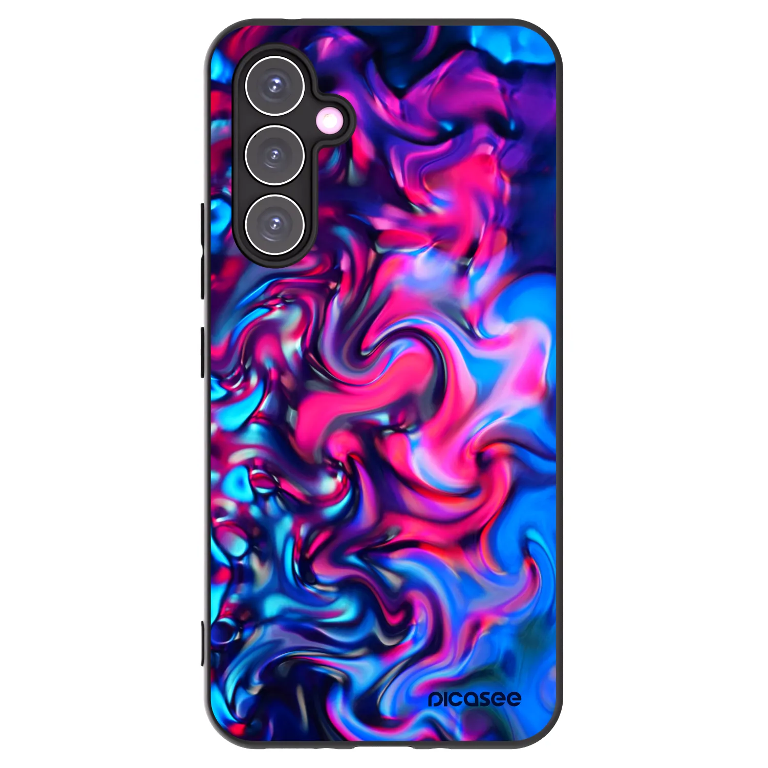 Picasee Μαύρη θήκη σιλικόνης για Samsung Galaxy A54 5G A546B - Redlight