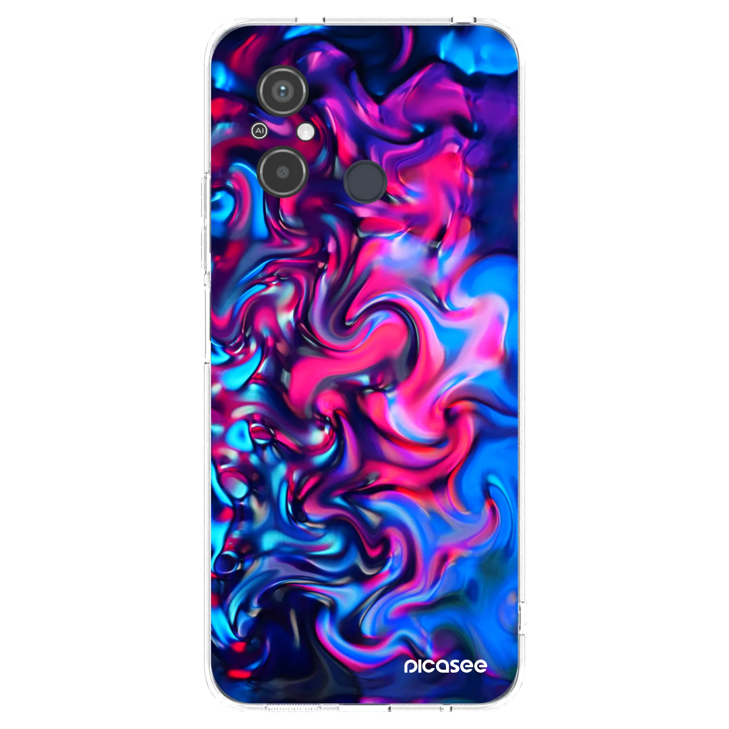 Picasee διαφανής θήκη σιλικόνης Xiaomi Redmi 12C - Redlight