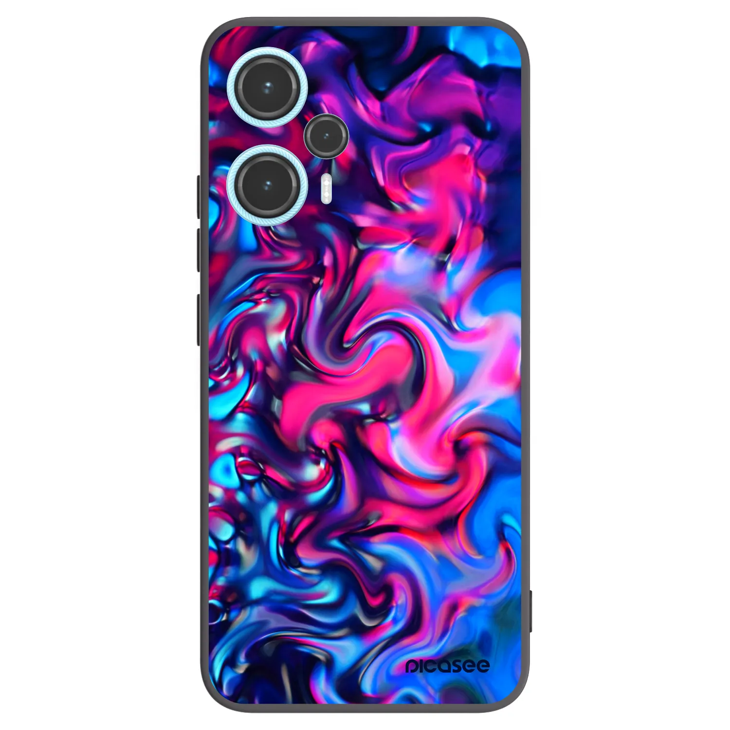 Picasee Μαύρη θήκη σιλικόνης για Xiaomi Poco F5 - Redlight