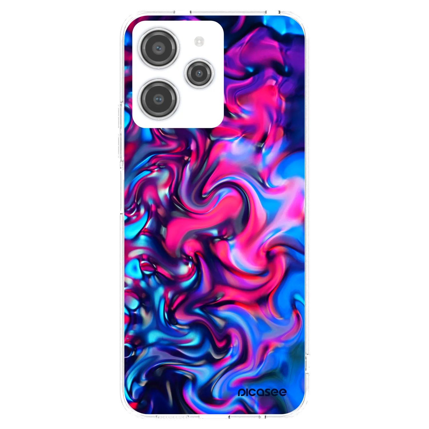 Picasee διαφανής θήκη σιλικόνης Xiaomi Redmi 12 4G - Redlight