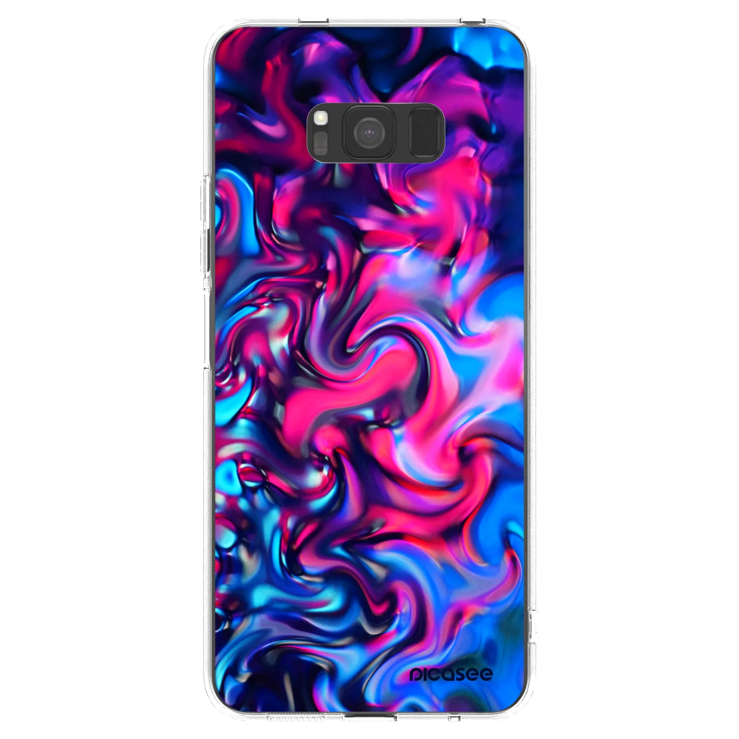 Picasee διαφανής θήκη σιλικόνης Samsung Galaxy S8 G950F - Redlight