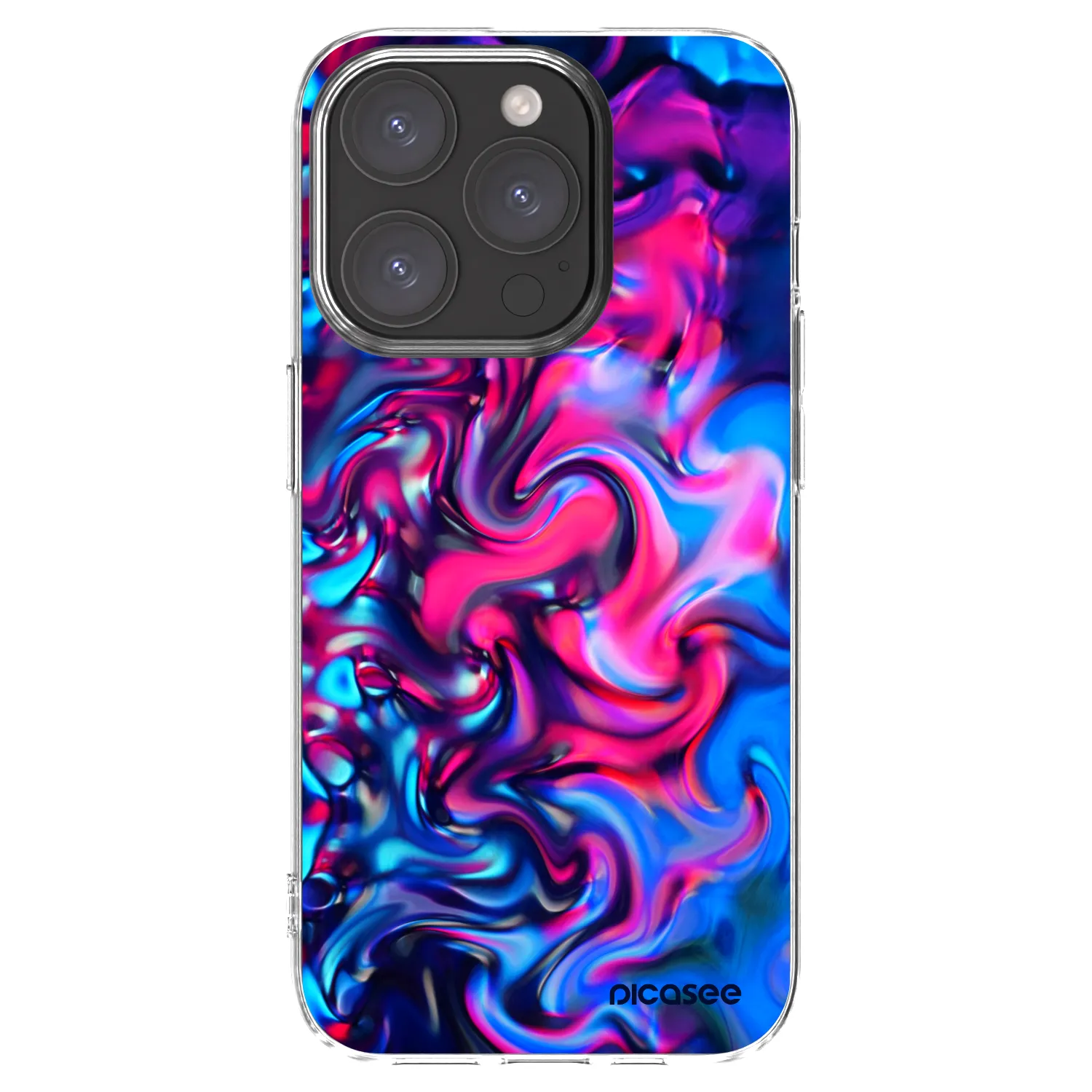 Picasee διαφανής θήκη σιλικόνης Apple iPhone 15 Pro - Redlight
