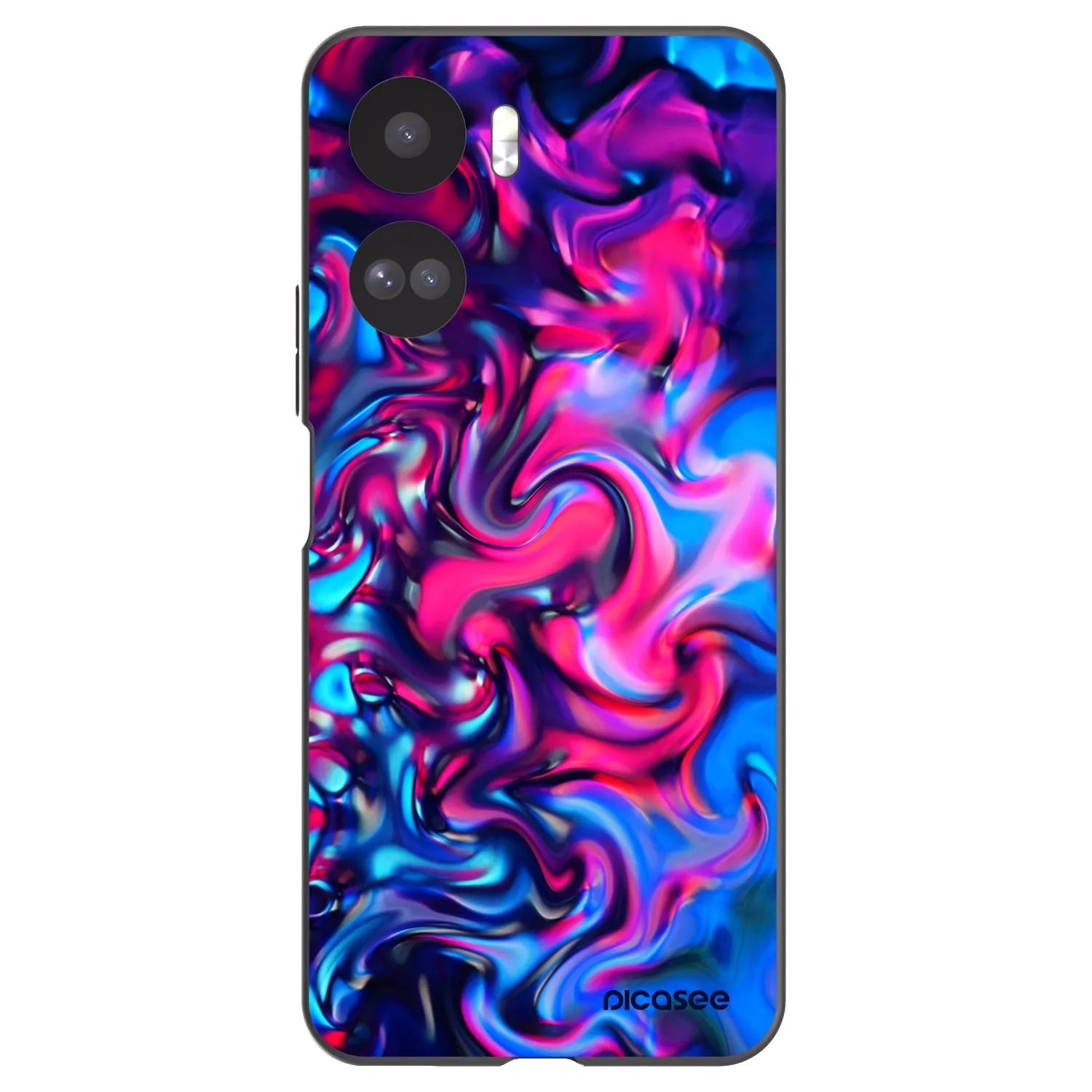 Picasee Μαύρη θήκη σιλικόνης για Honor 90 Lite 5G - Redlight