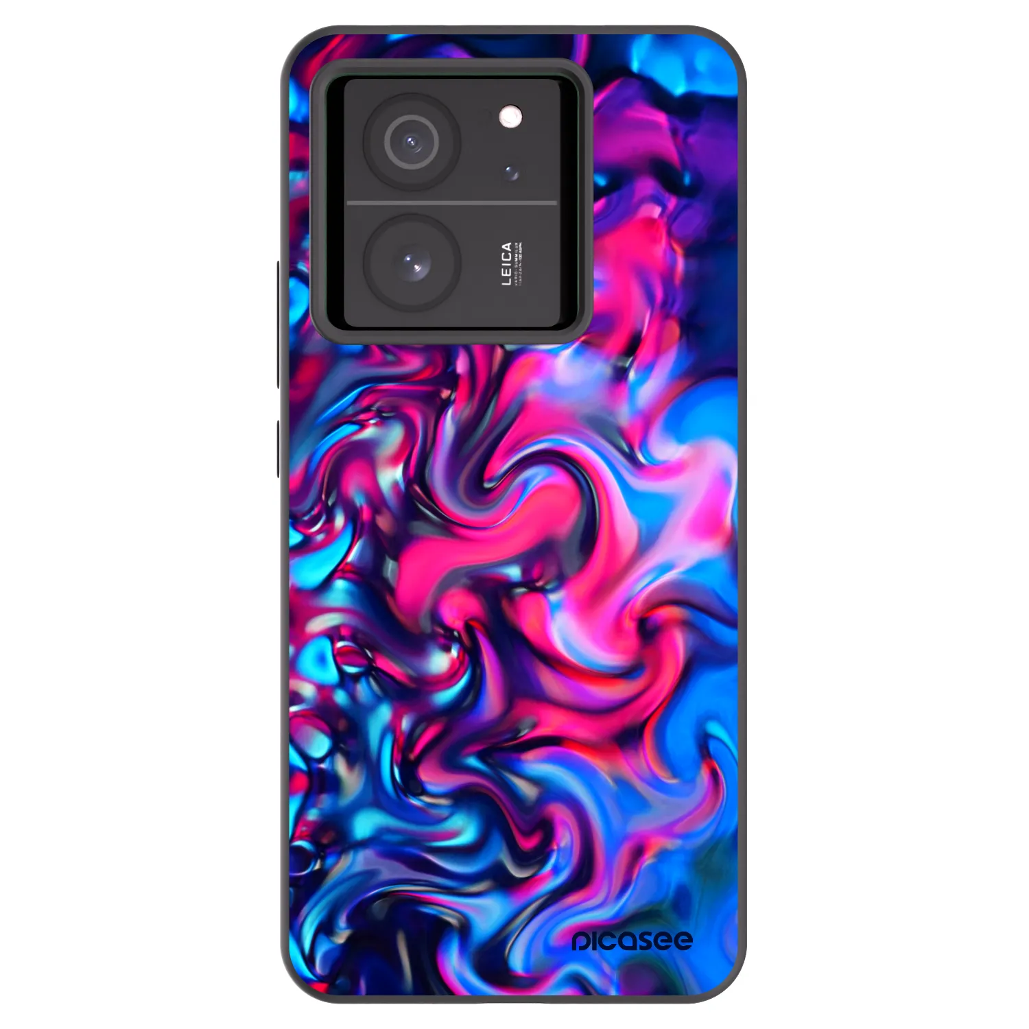 Picasee Μαύρη θήκη σιλικόνης για Xiaomi 13T Pro - Redlight