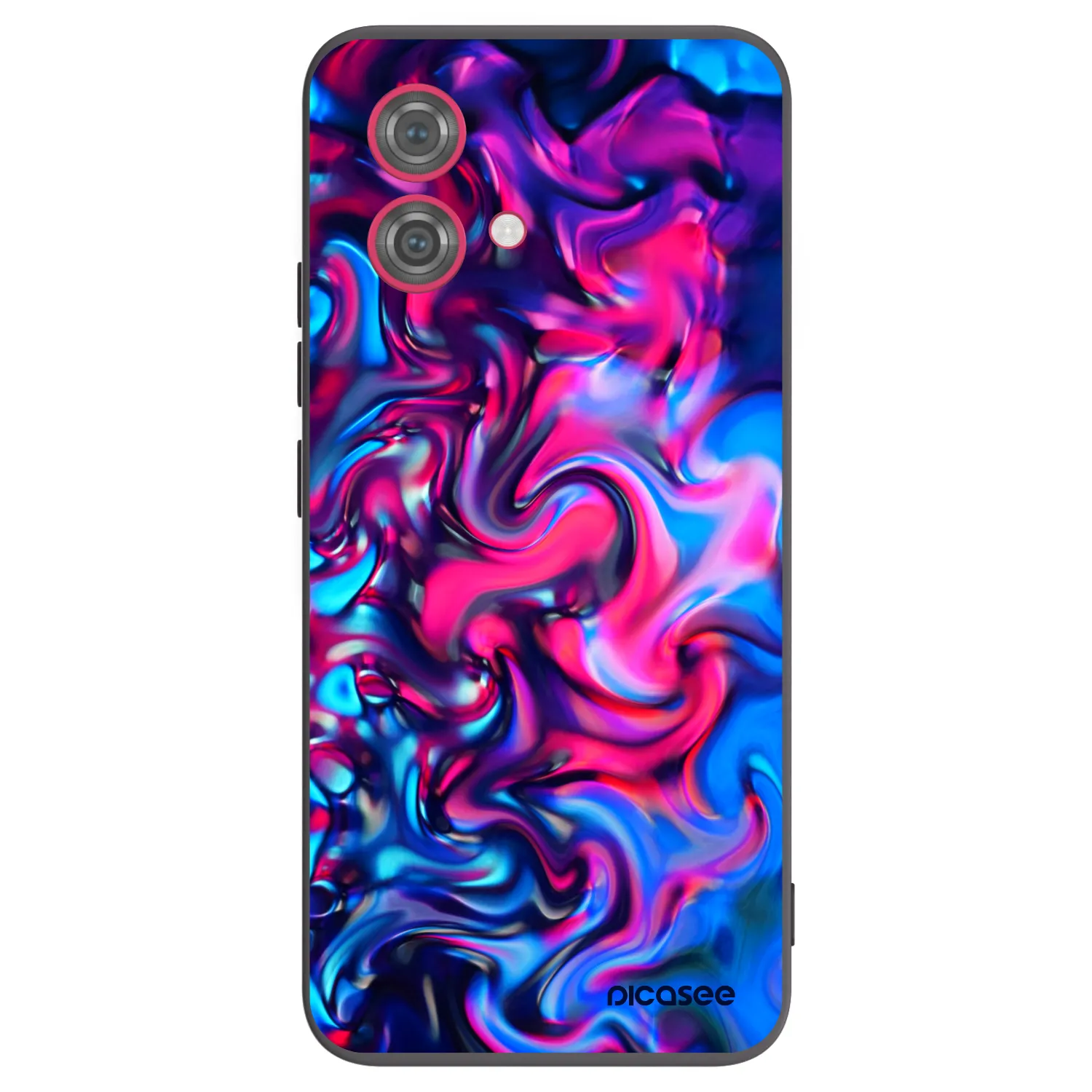 Picasee Μαύρη θήκη σιλικόνης για Motorola Moto G84 5G - Redlight