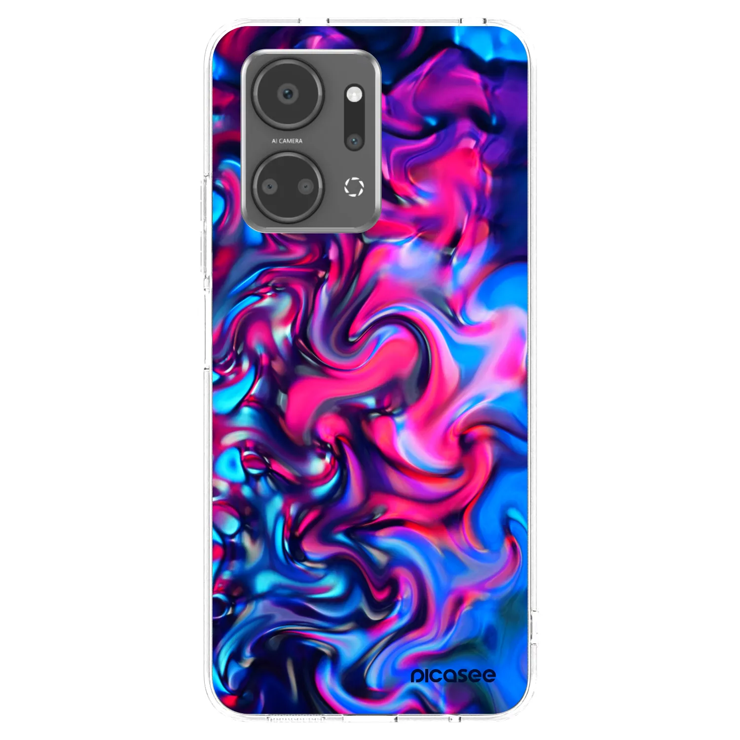 Picasee διαφανής θήκη σιλικόνης Honor X7a - Redlight