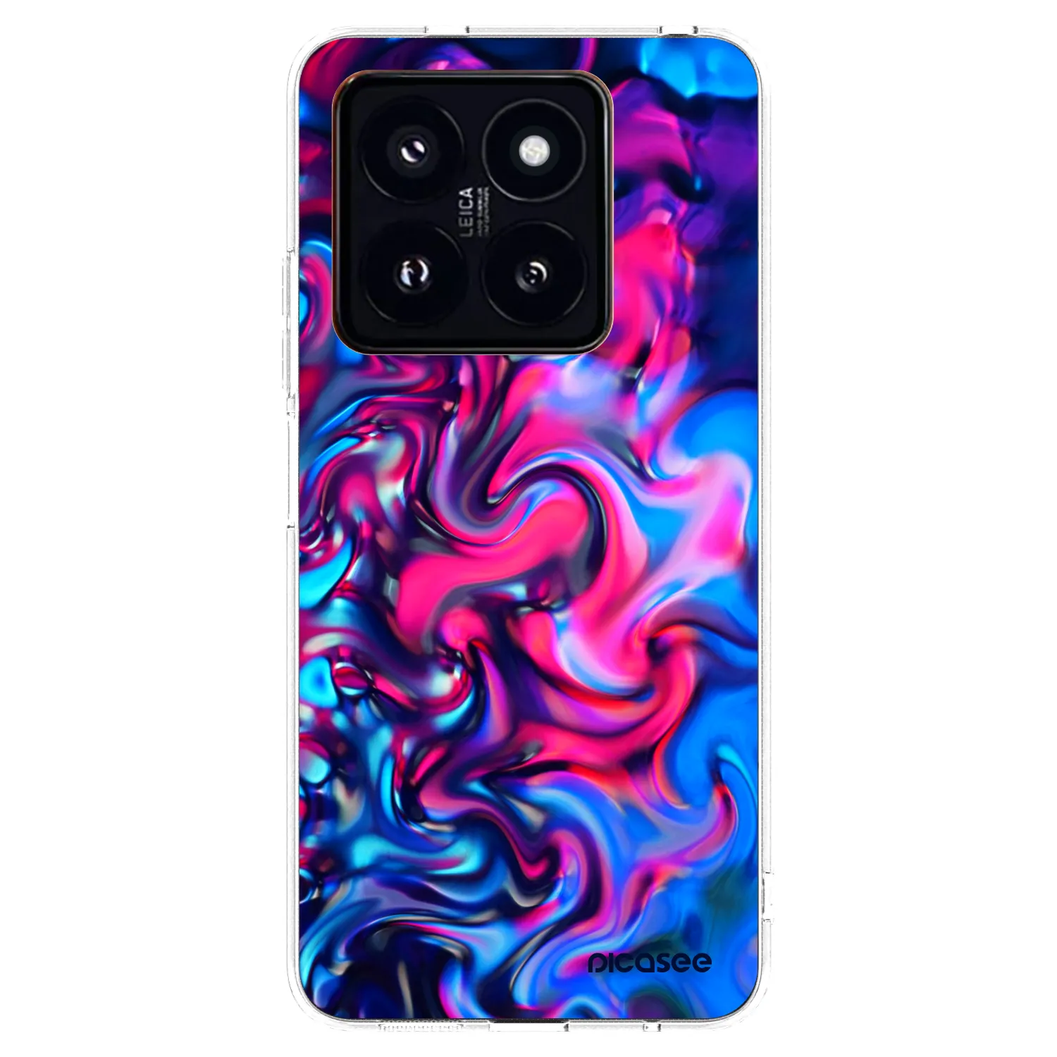 Picasee διαφανής θήκη σιλικόνης Xiaomi 14 Pro - Redlight