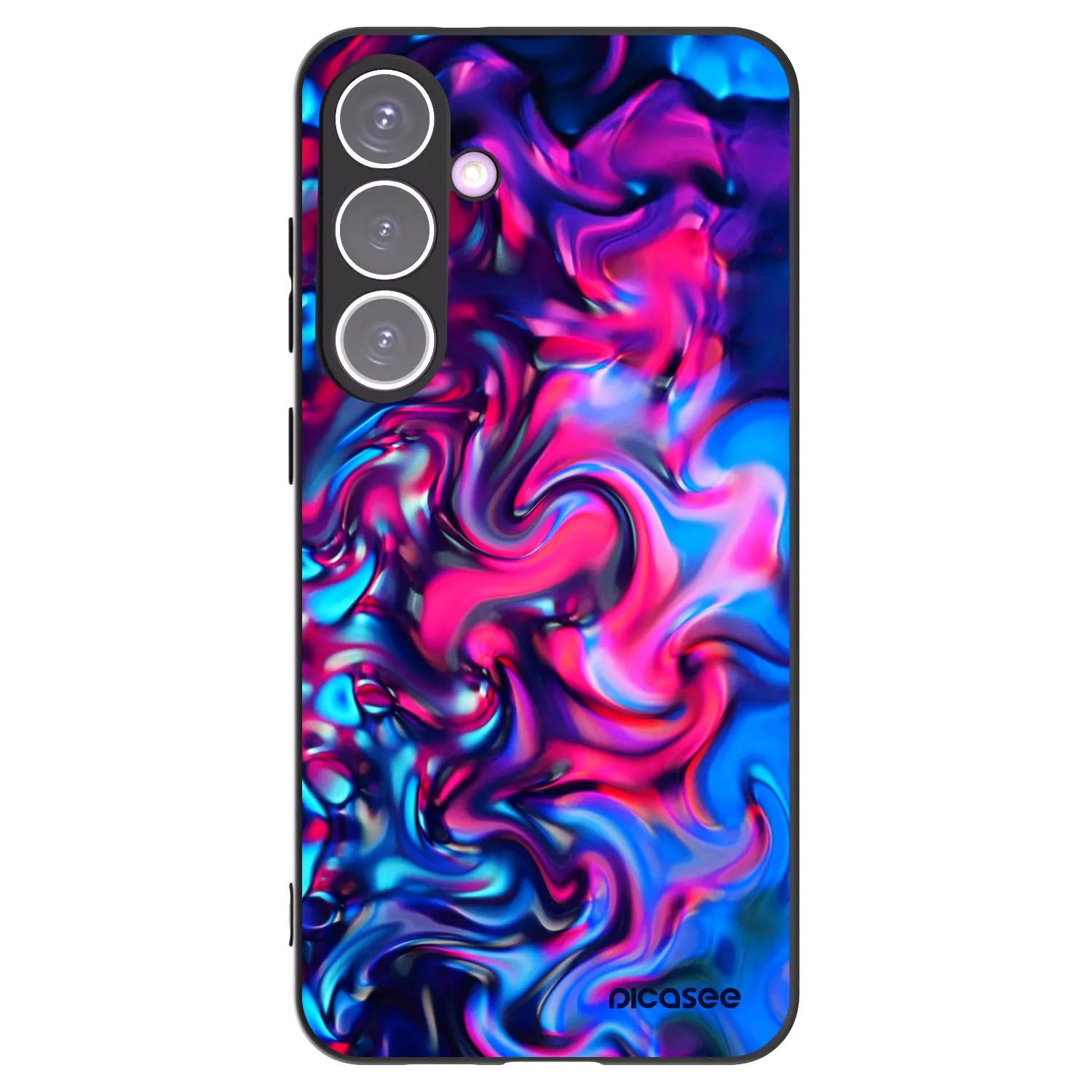 Picasee Μαύρη θήκη σιλικόνης για Samsung Galaxy S24+ S926B 5G - Redlight