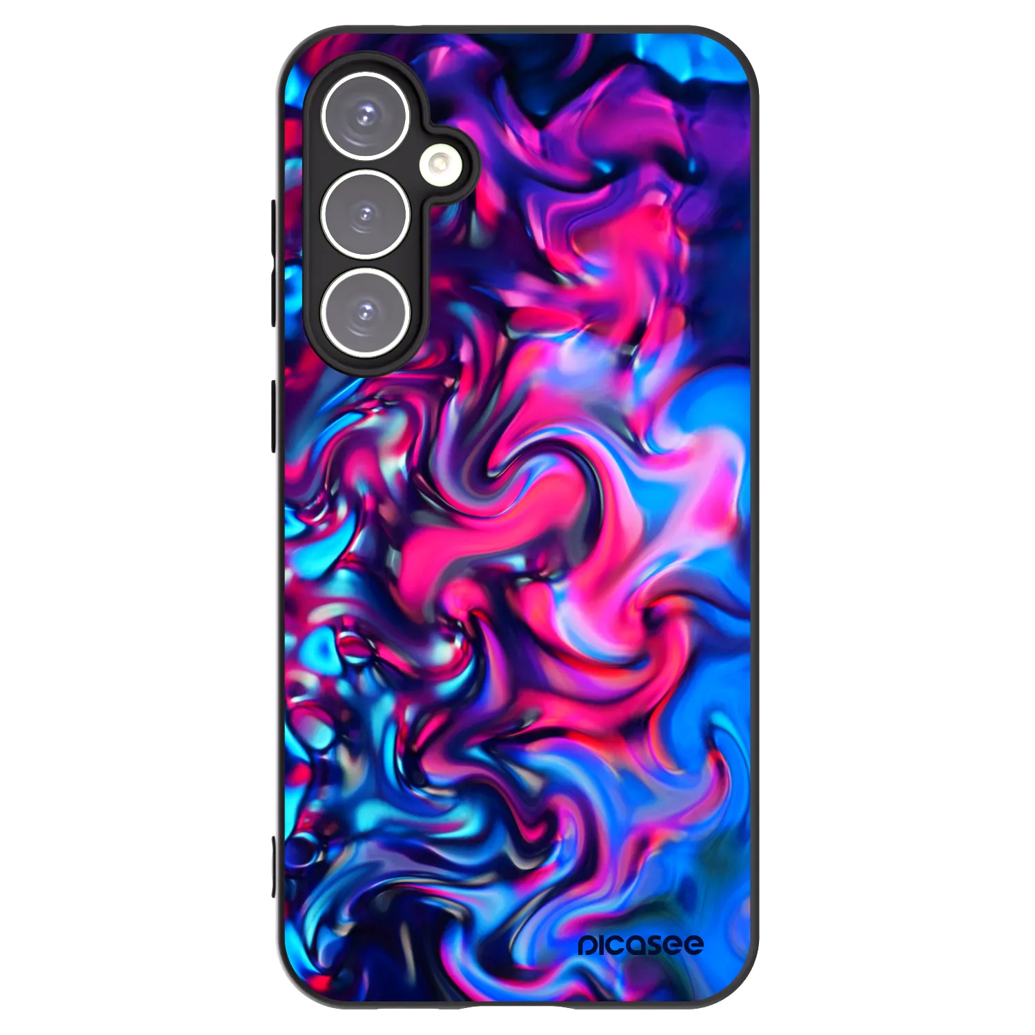 Picasee Μαύρη θήκη σιλικόνης για Samsung Galaxy S23 FE S711B - Redlight