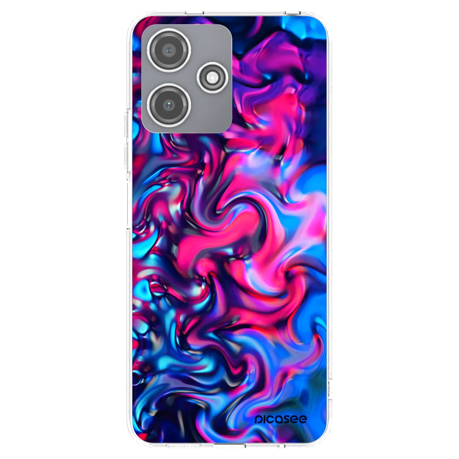 Picasee διαφανής θήκη σιλικόνης Xiaomi Redmi 12 5G - Redlight