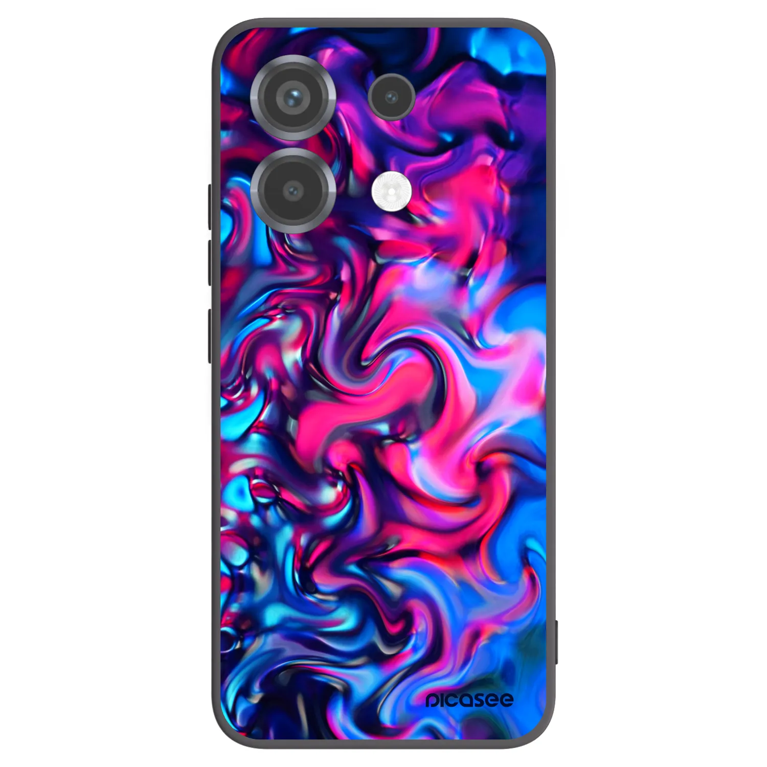 Picasee Μαύρη θήκη σιλικόνης για Xiaomi Poco X6 - Redlight