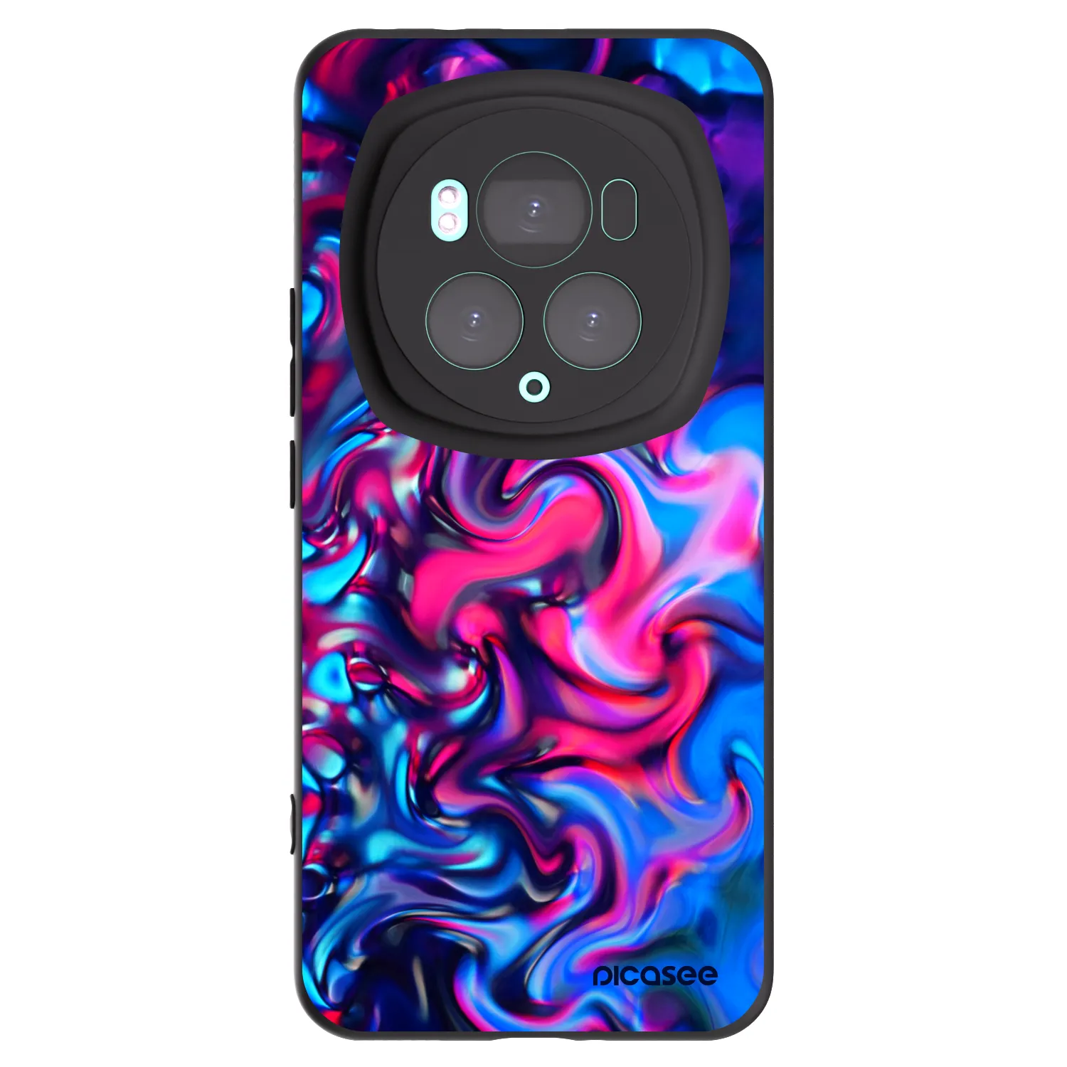 Picasee Μαύρη θήκη σιλικόνης για Honor Magic6 Pro - Redlight