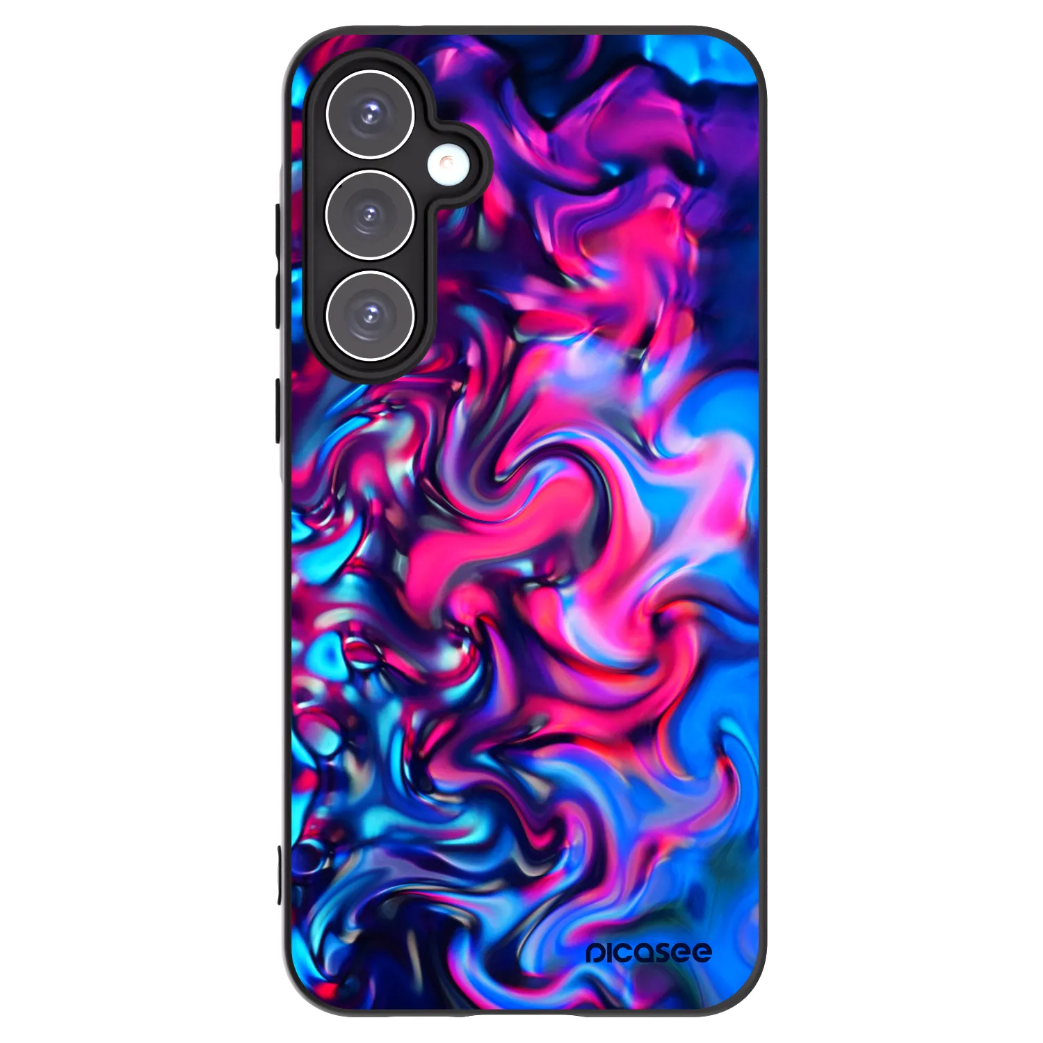 Picasee Μαύρη θήκη σιλικόνης για Samsung Galaxy A55 5G A556B - Redlight