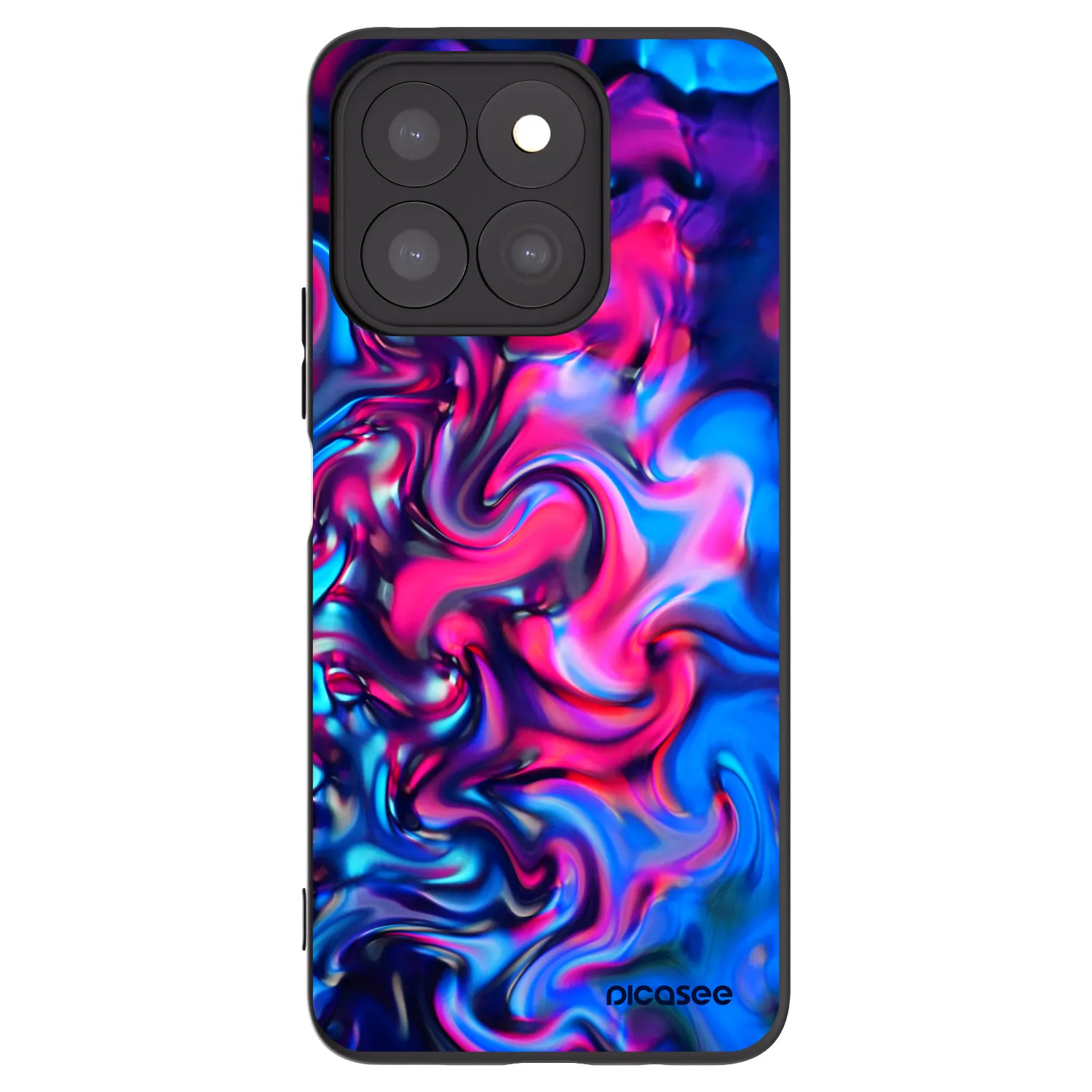 Picasee Μαύρη θήκη σιλικόνης για Honor X8b - Redlight
