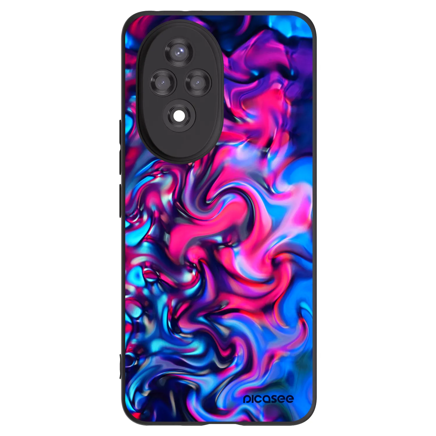 Picasee Μαύρη θήκη σιλικόνης για Honor 200 Pro 5G - Redlight