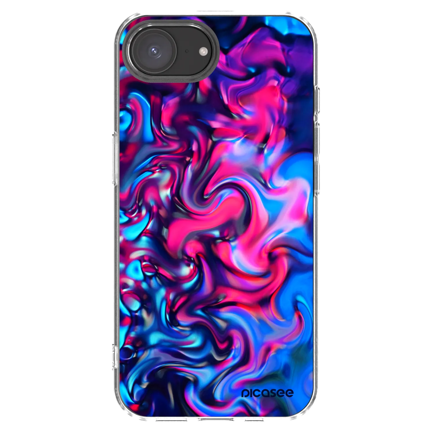 Picasee διαφανής θήκη σιλικόνης Apple iPhone 16e - Redlight