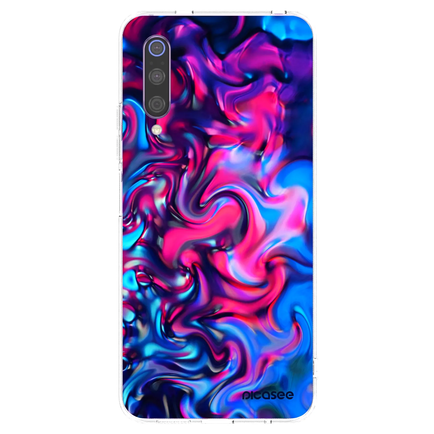 Picasee διαφανής θήκη σιλικόνης Xiaomi Mi 9 - Redlight