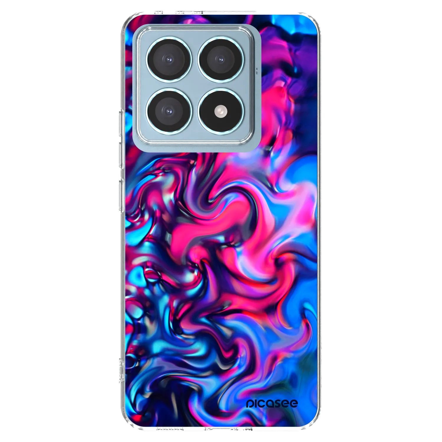 Picasee διαφανής θήκη σιλικόνης Xiaomi 14T Pro - Redlight