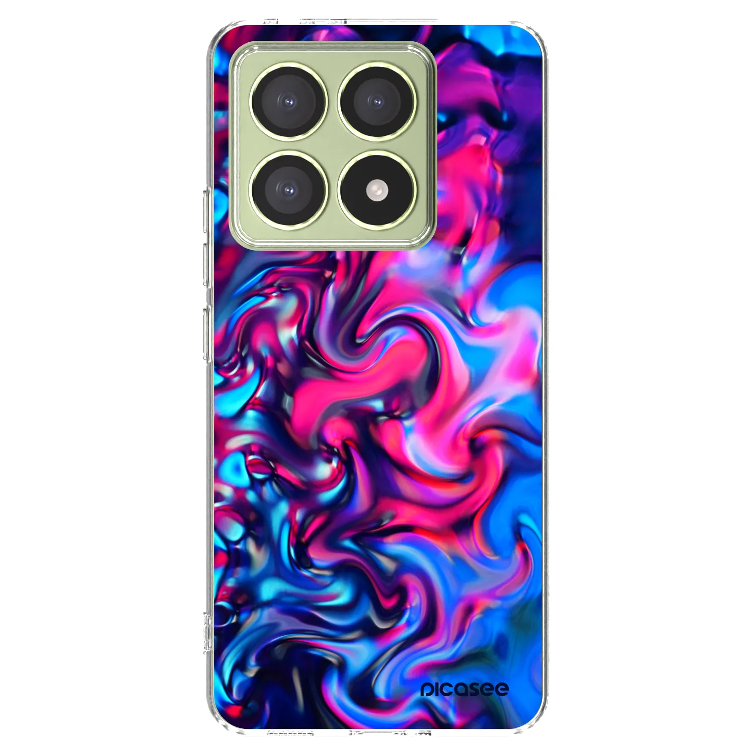 Picasee διαφανής θήκη σιλικόνης Xiaomi 14T - Redlight