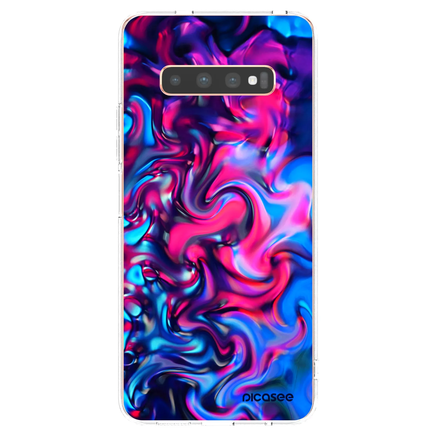 Picasee διαφανής θήκη σιλικόνης Samsung Galaxy S10 Plus G975 - Redlight