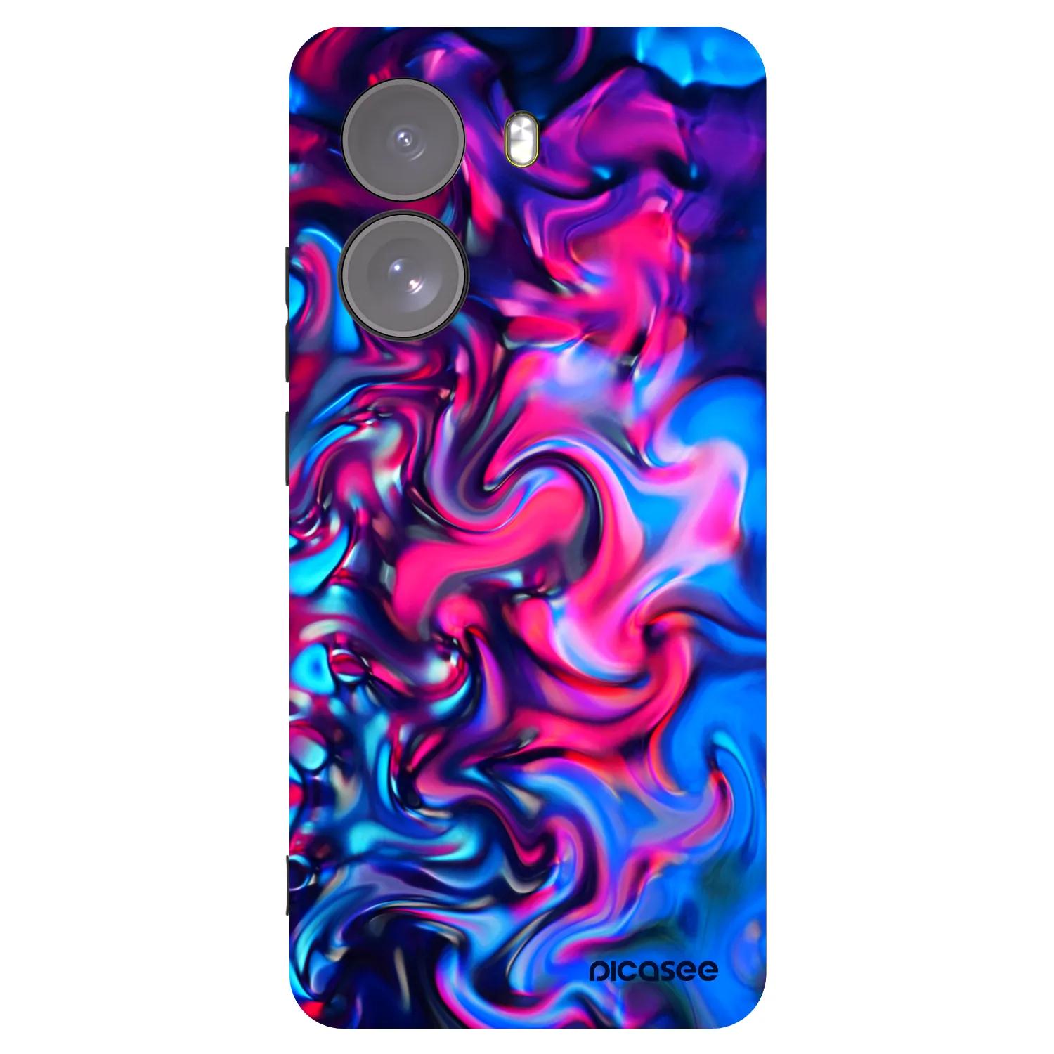 Picasee Μαύρη θήκη σιλικόνης για Xiaomi Poco X7 - Redlight