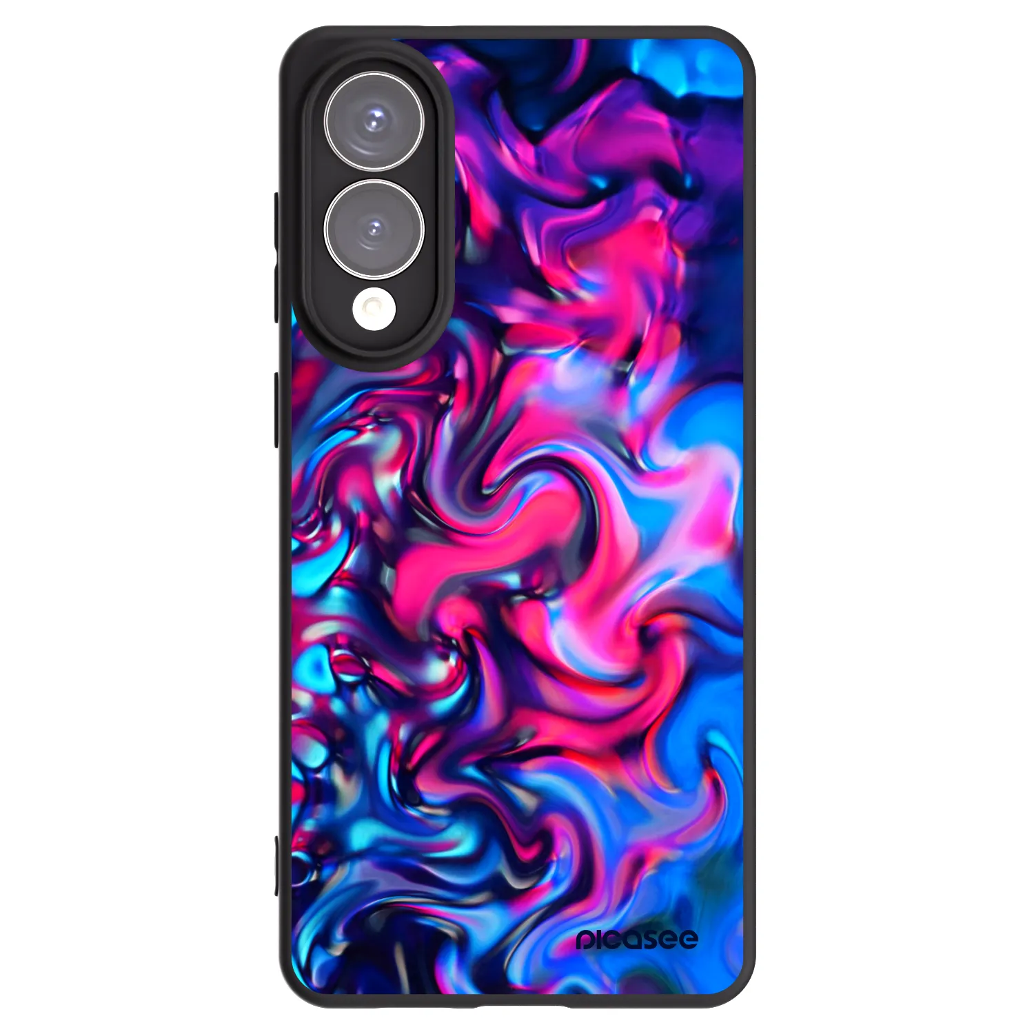 Picasee Μαύρη θήκη σιλικόνης για Samsung Galaxy S25 Edge 5G - Redlight