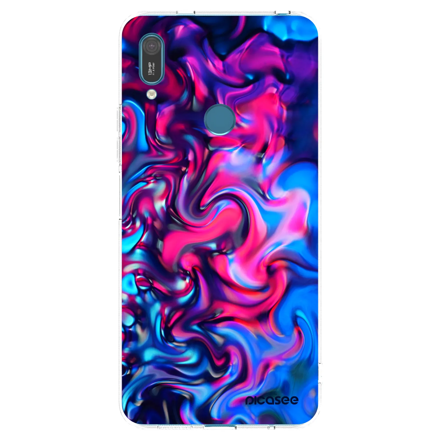 Picasee διαφανής θήκη σιλικόνης Huawei Y7 2019 - Redlight