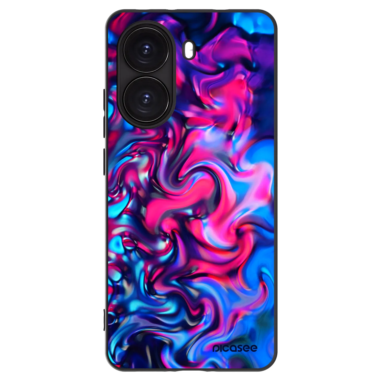 Picasee Μαύρη θήκη σιλικόνης για Xiaomi Poco X7 Pro 5G - Redlight