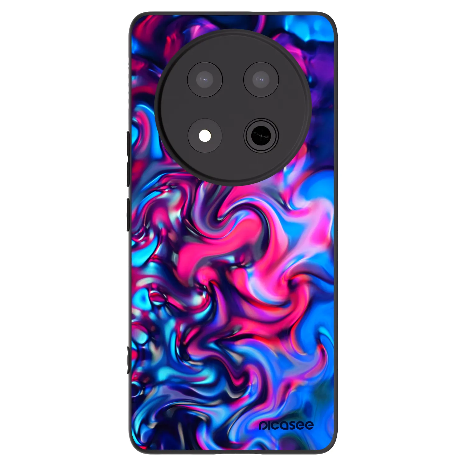 Picasee Μαύρη θήκη σιλικόνης για Honor Magic7 Lite 5G - Redlight