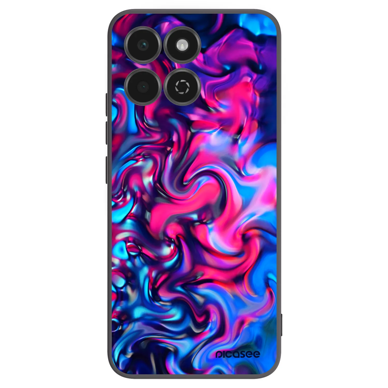 Picasee Μαύρη θήκη σιλικόνης για Honor 200 Smart 5G - Redlight