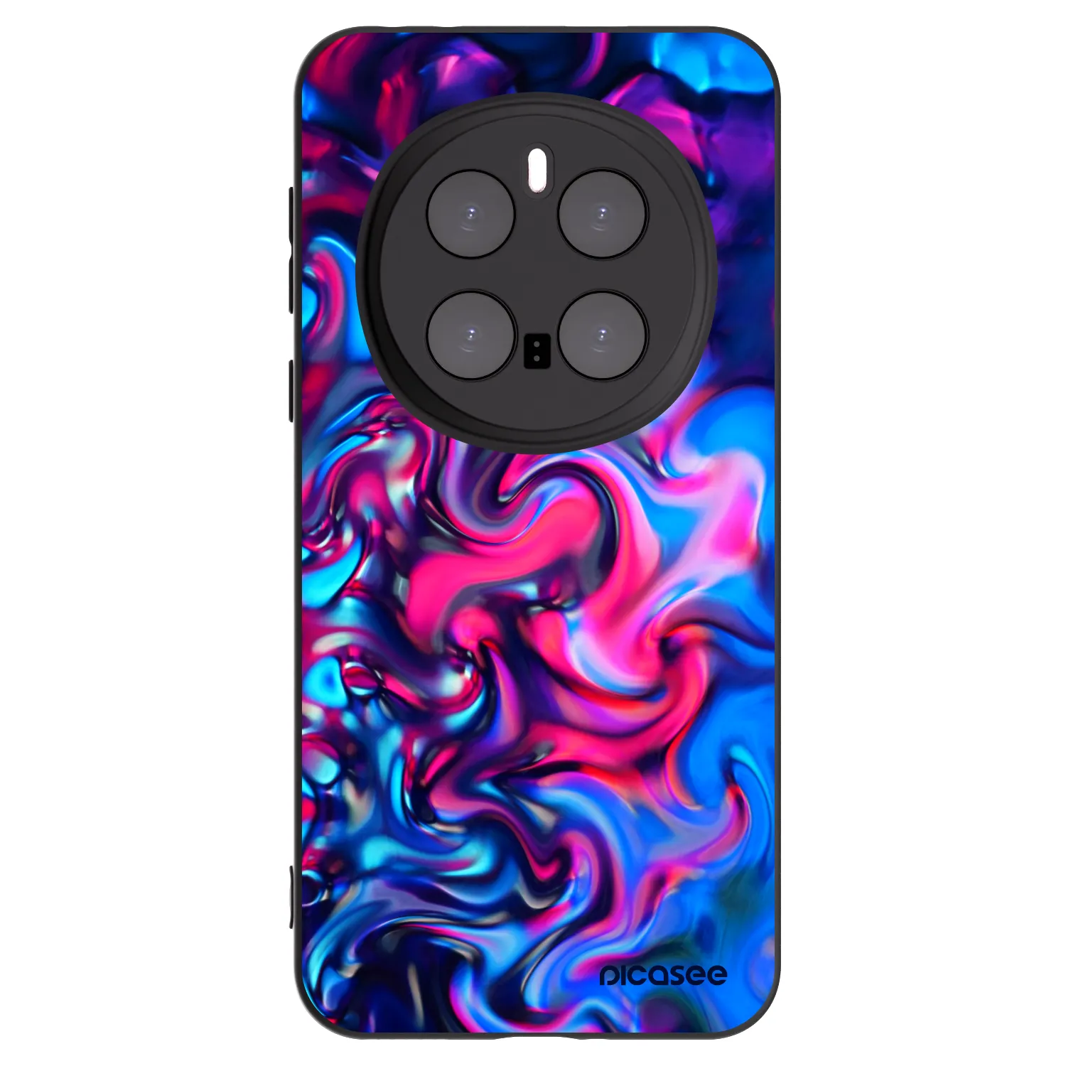 Picasee Μαύρη θήκη σιλικόνης για Honor Magic7 Pro 5G - Redlight