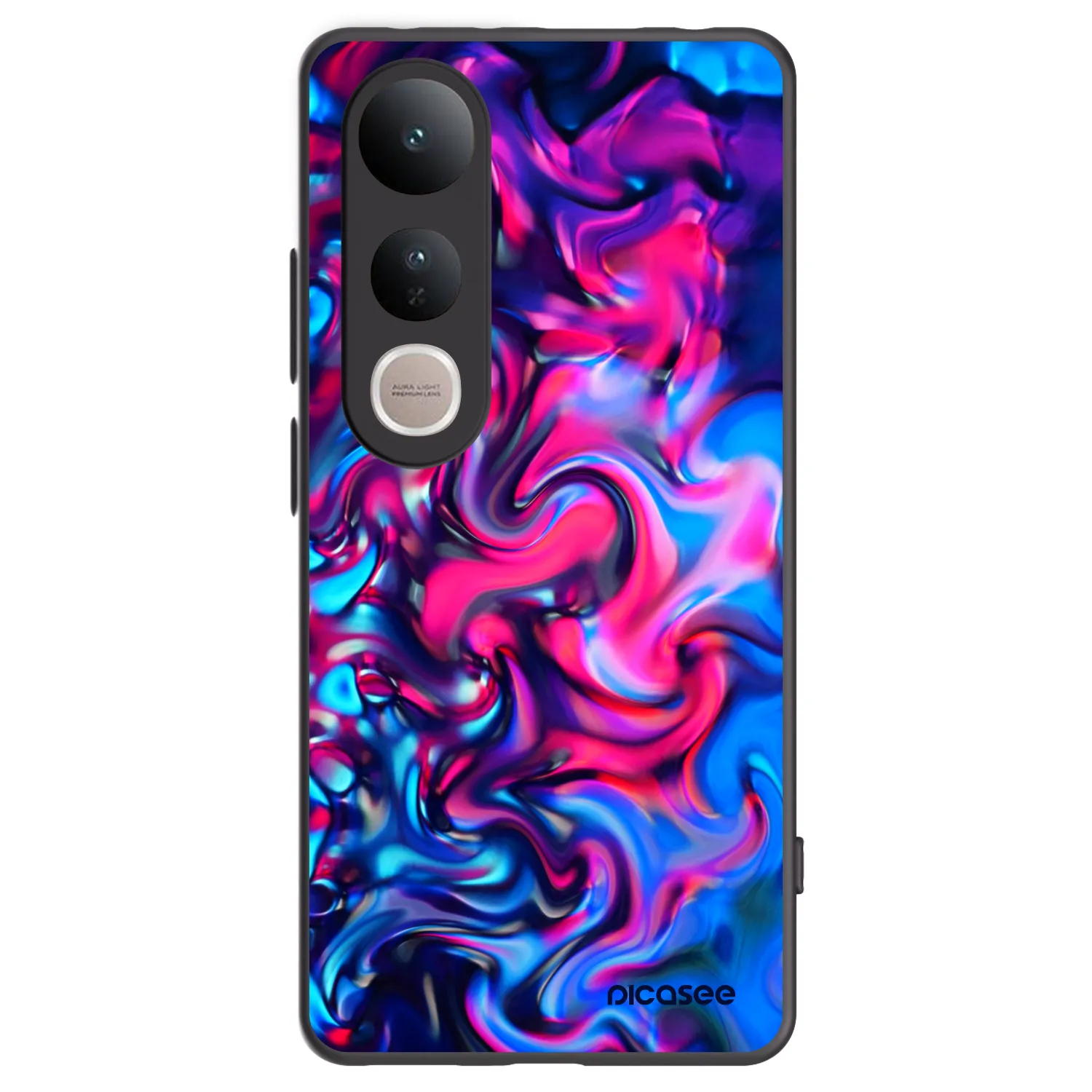 Picasee Μαύρη θήκη σιλικόνης για Vivo V50 Lite 5G - Redlight