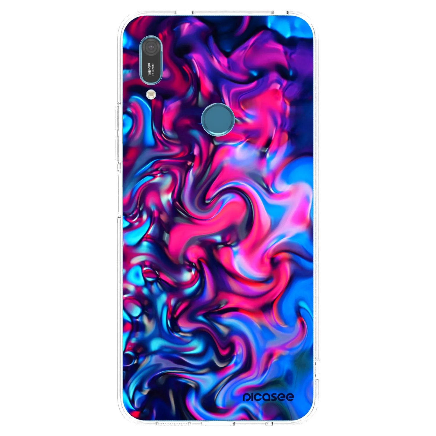 Picasee διαφανής θήκη σιλικόνης Huawei Y6 2019 - Redlight