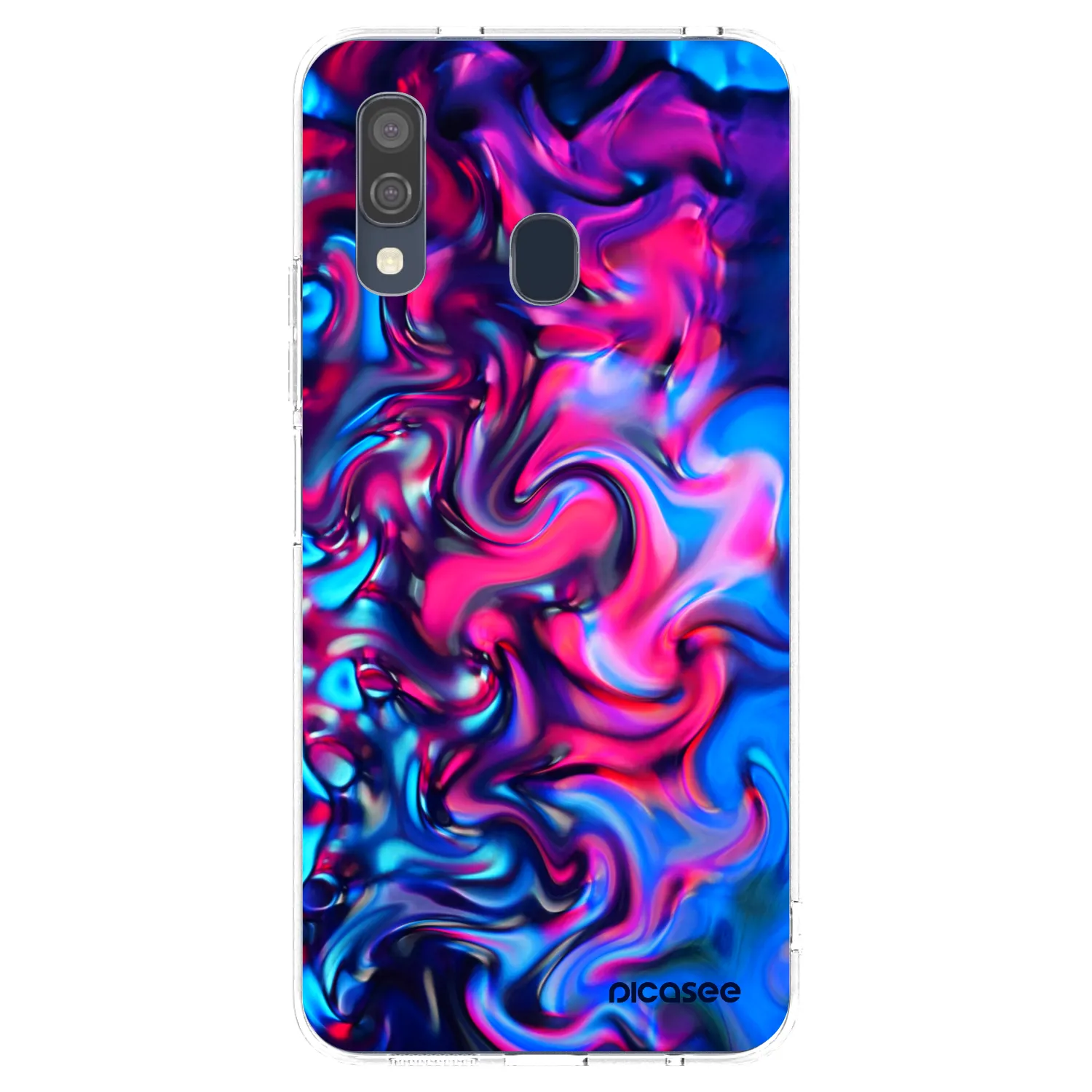 Picasee διαφανής θήκη σιλικόνης Samsung Galaxy A40 A405F - Redlight