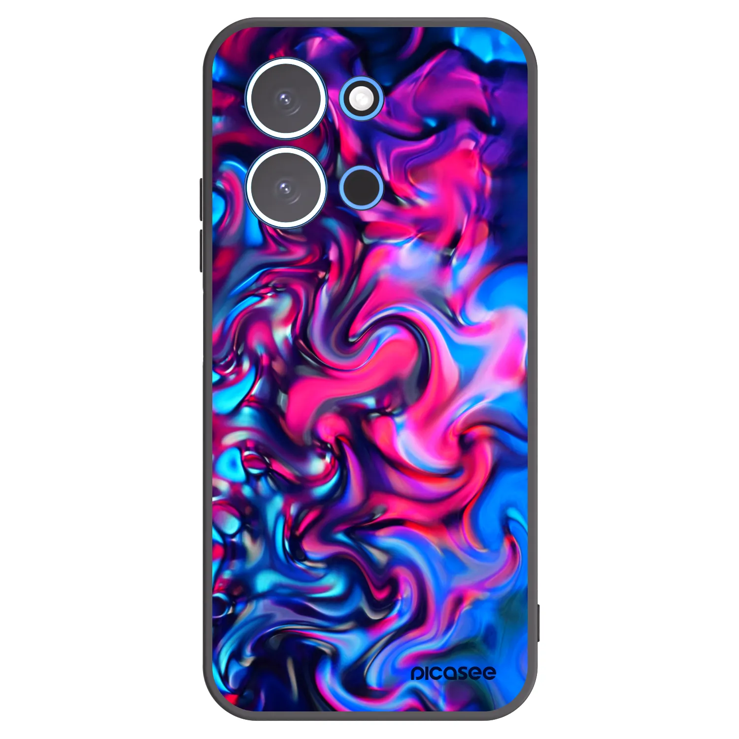 Picasee Μαύρη θήκη σιλικόνης για Xiaomi Redmi 15C 4G - Redlight