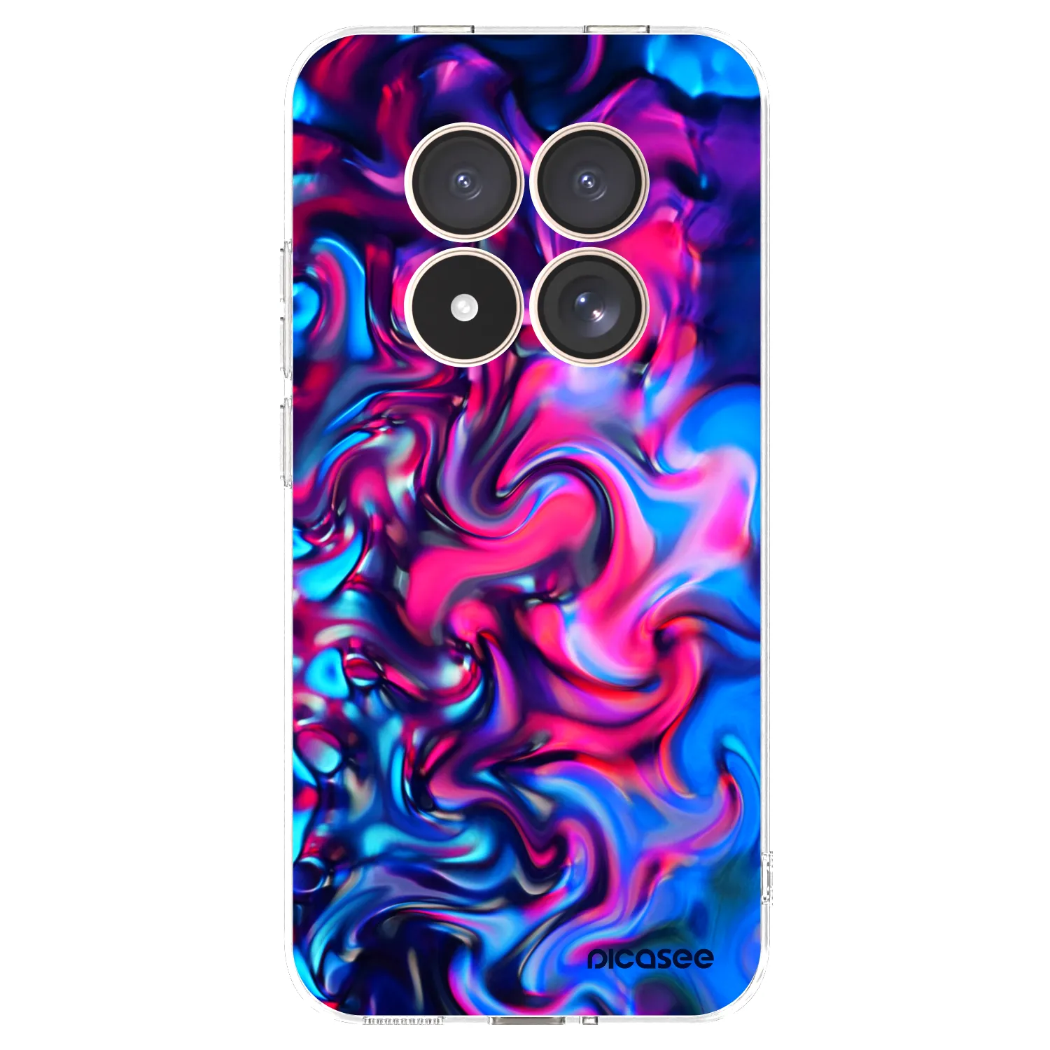 Picasee διαφανής θήκη σιλικόνης Xiaomi Redmi Note 15 Pro 4G - Redlight