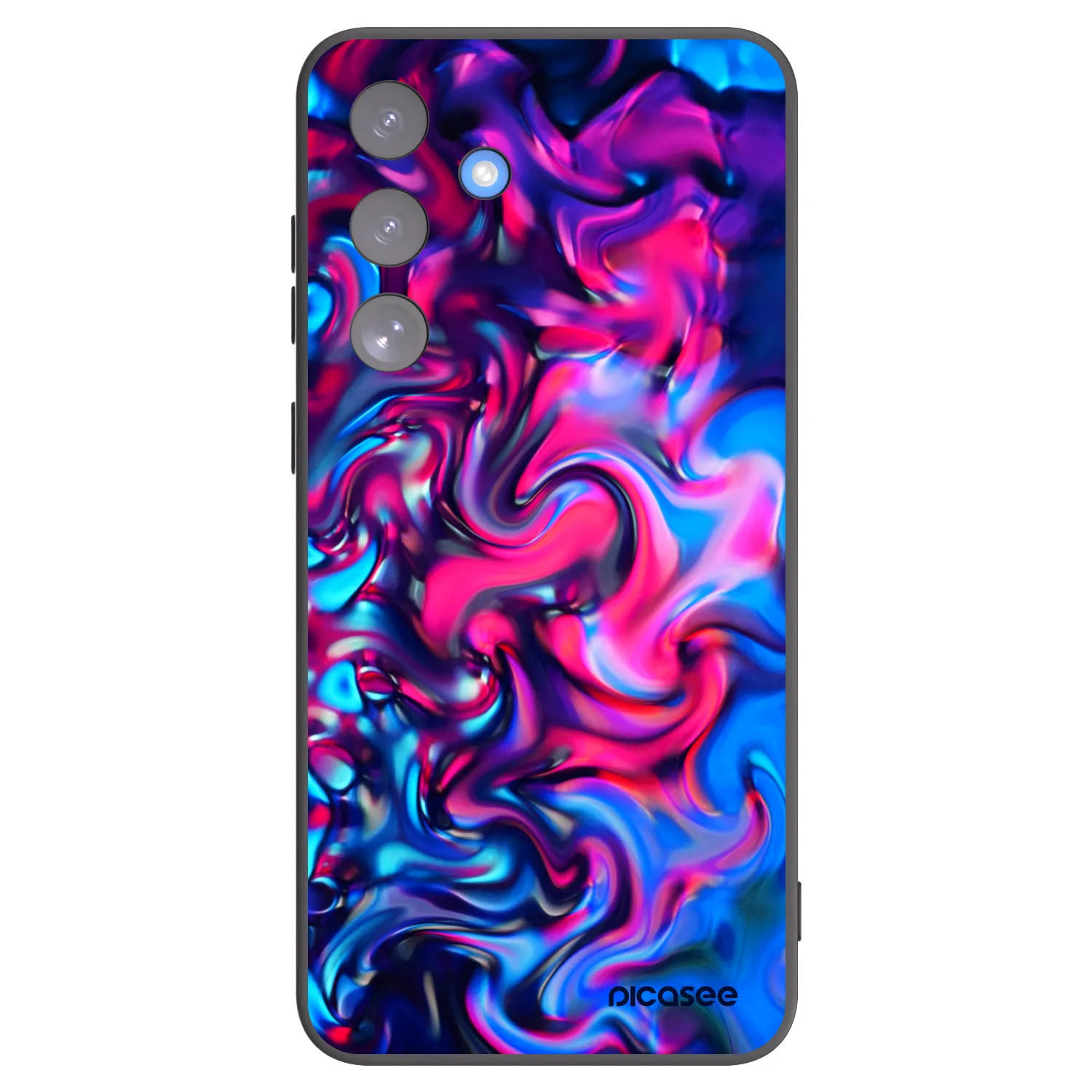 Picasee Μαύρη θήκη σιλικόνης για Samsung Galaxy S25 FE 5G - Redlight
