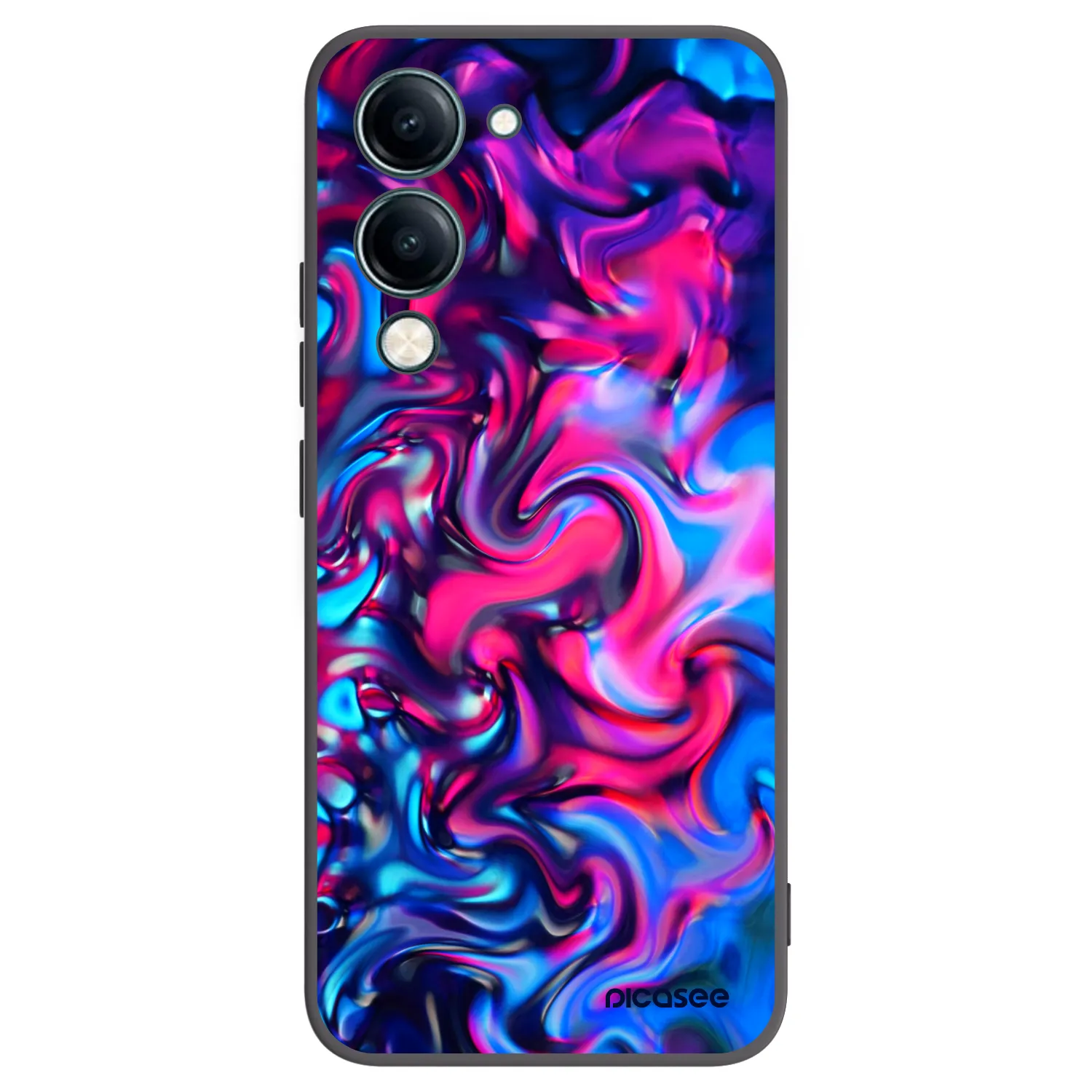 Picasee Μαύρη θήκη σιλικόνης για Vivo Y29s 5G - Redlight